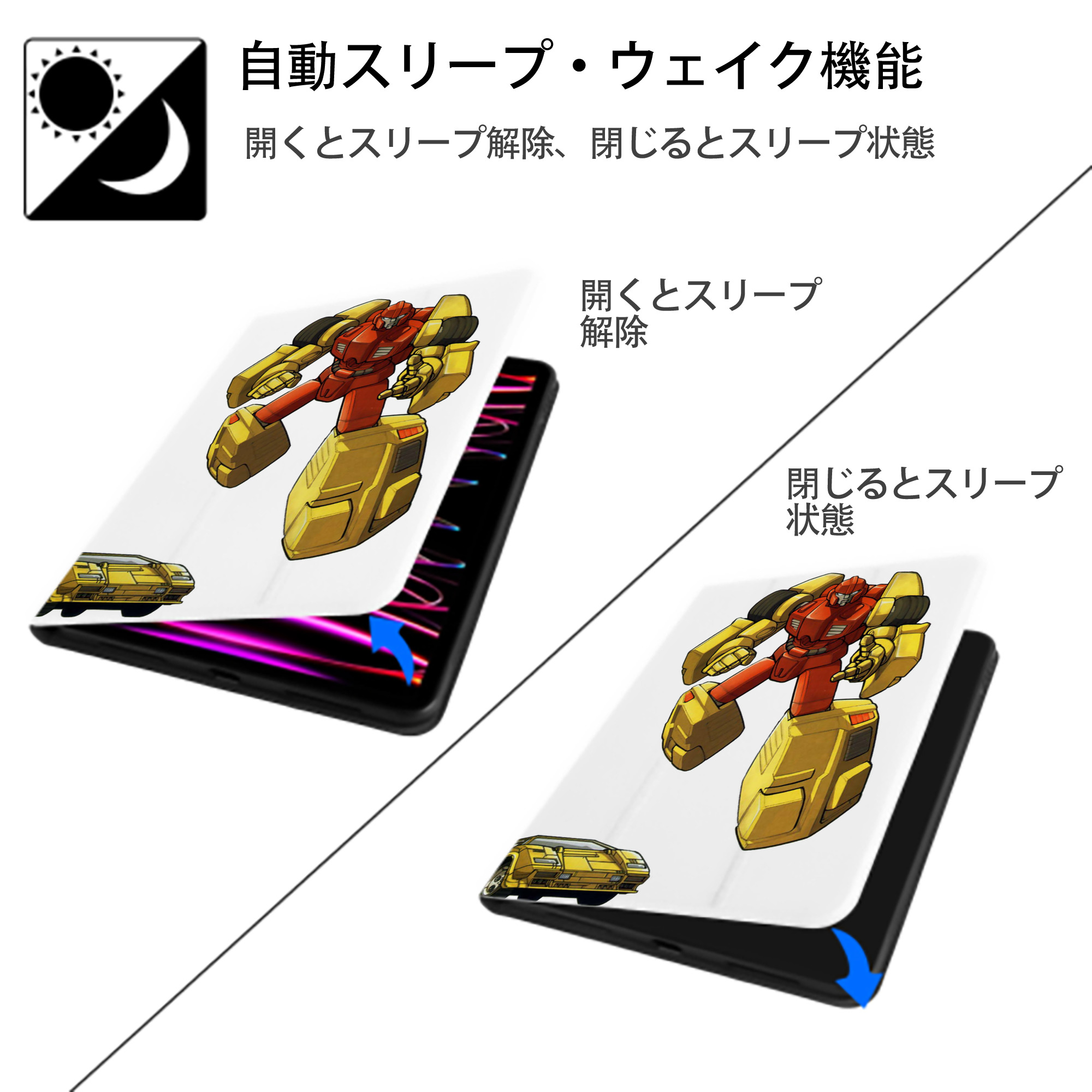  IPad ケース ペン収納付き 三つ折りスタンド PUレザー×シリコン 対応機種9.5/10.5/10.9インチ