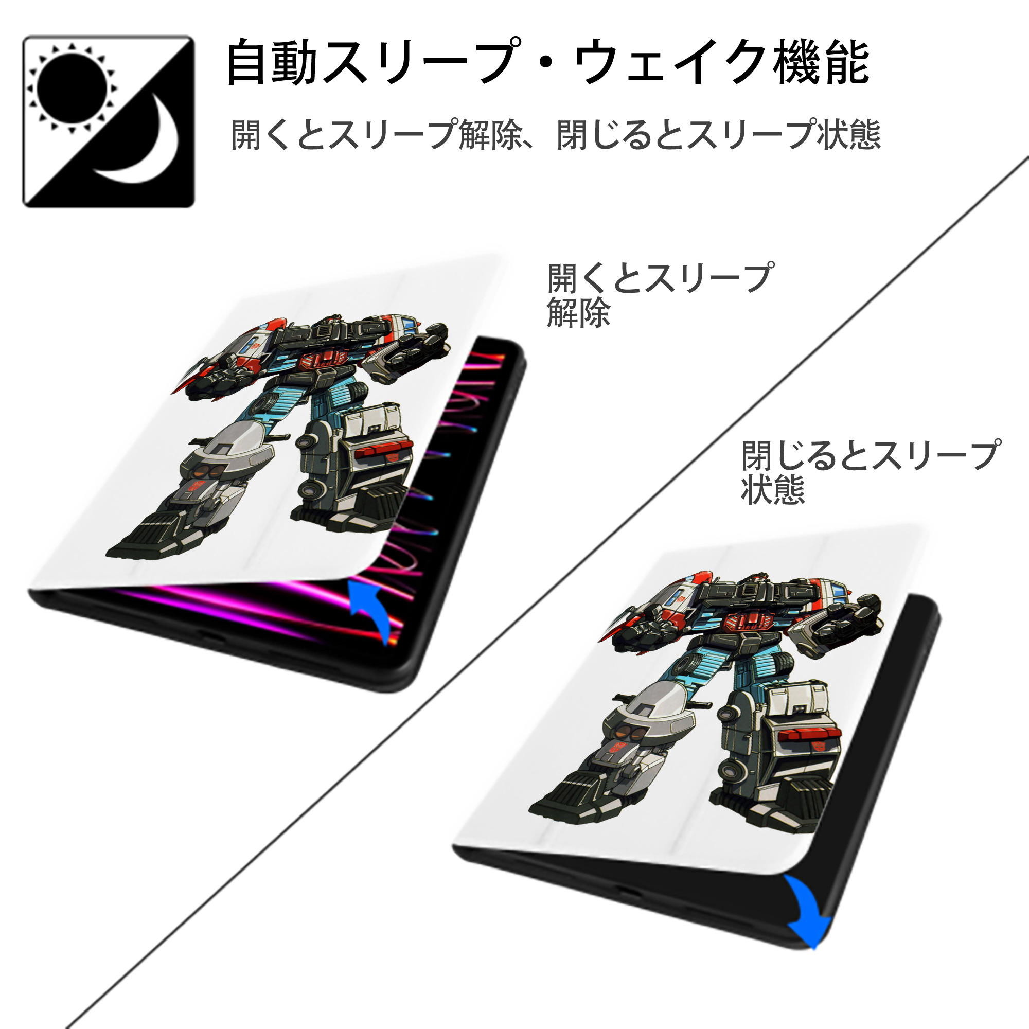  IPad ケース ペン収納付き 三つ折りスタンド PUレザー×シリコン 対応機種9.5/10.5/10.9インチ
