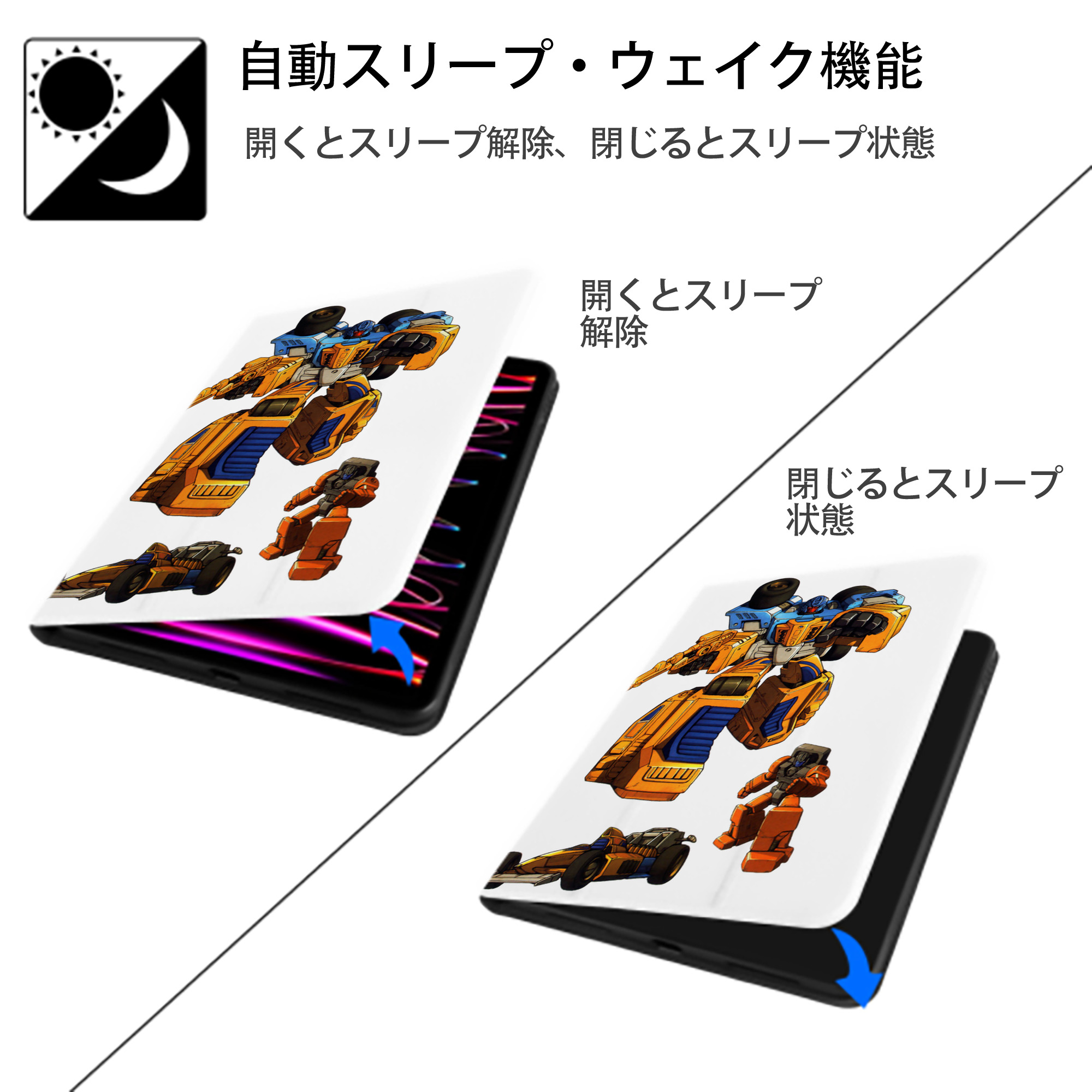  IPad ケース ペン収納付き 三つ折りスタンド PUレザー×シリコン 対応機種9.5/10.5/10.9インチ