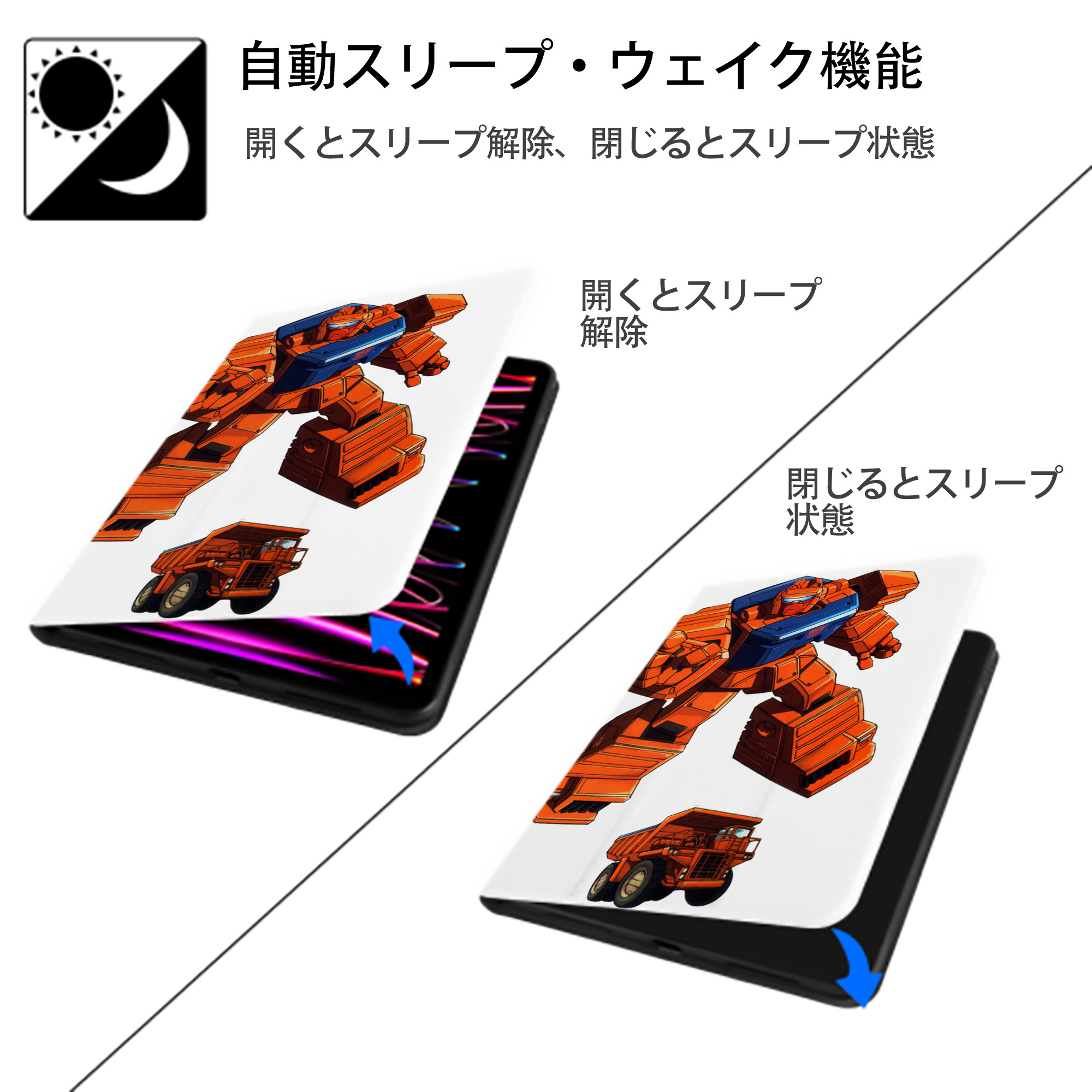  IPad ケース ペン収納付き 三つ折りスタンド PUレザー×シリコン 対応機種9.5/10.5/10.9インチ