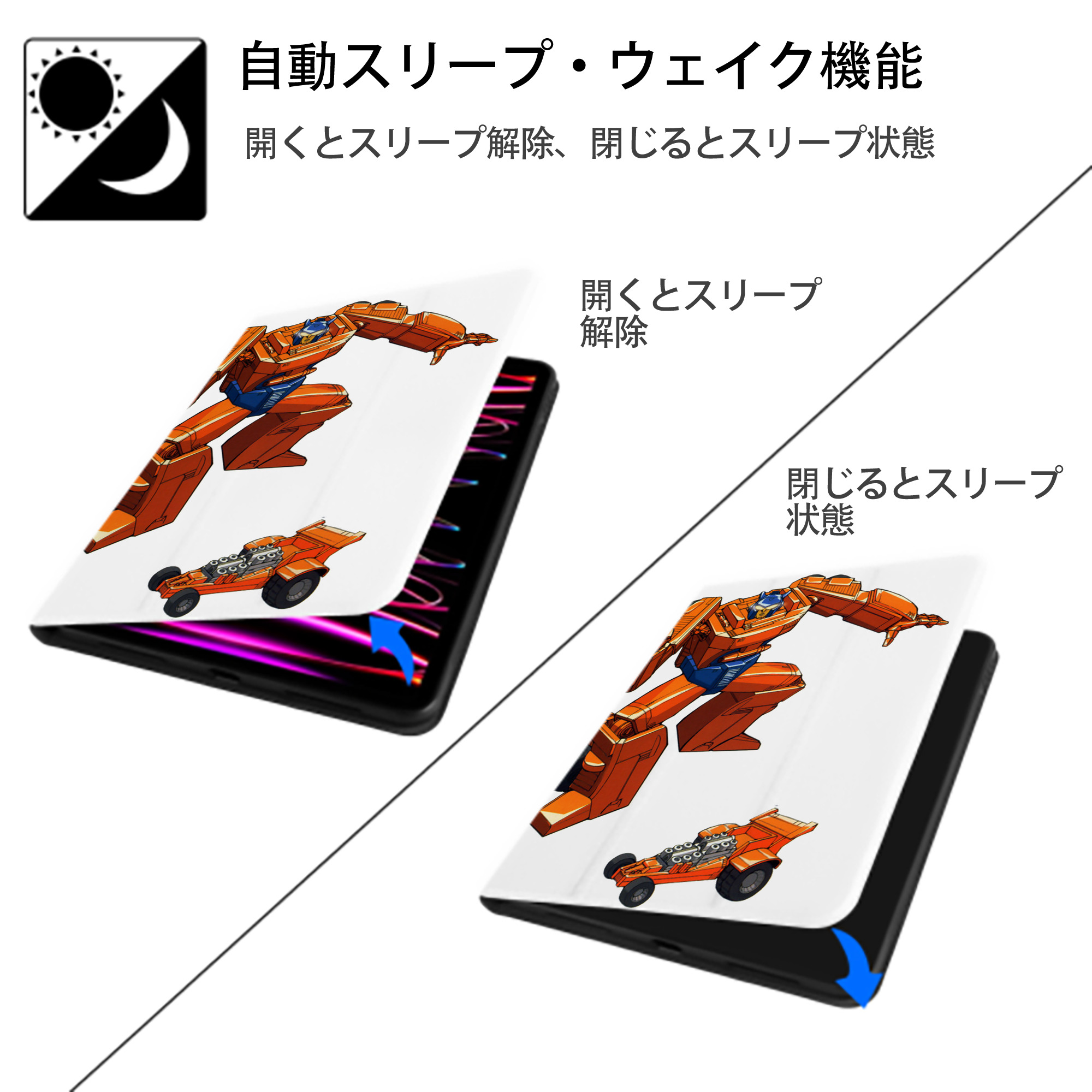  IPad ケース ペン収納付き 三つ折りスタンド PUレザー×シリコン 対応機種9.5/10.5/10.9インチ