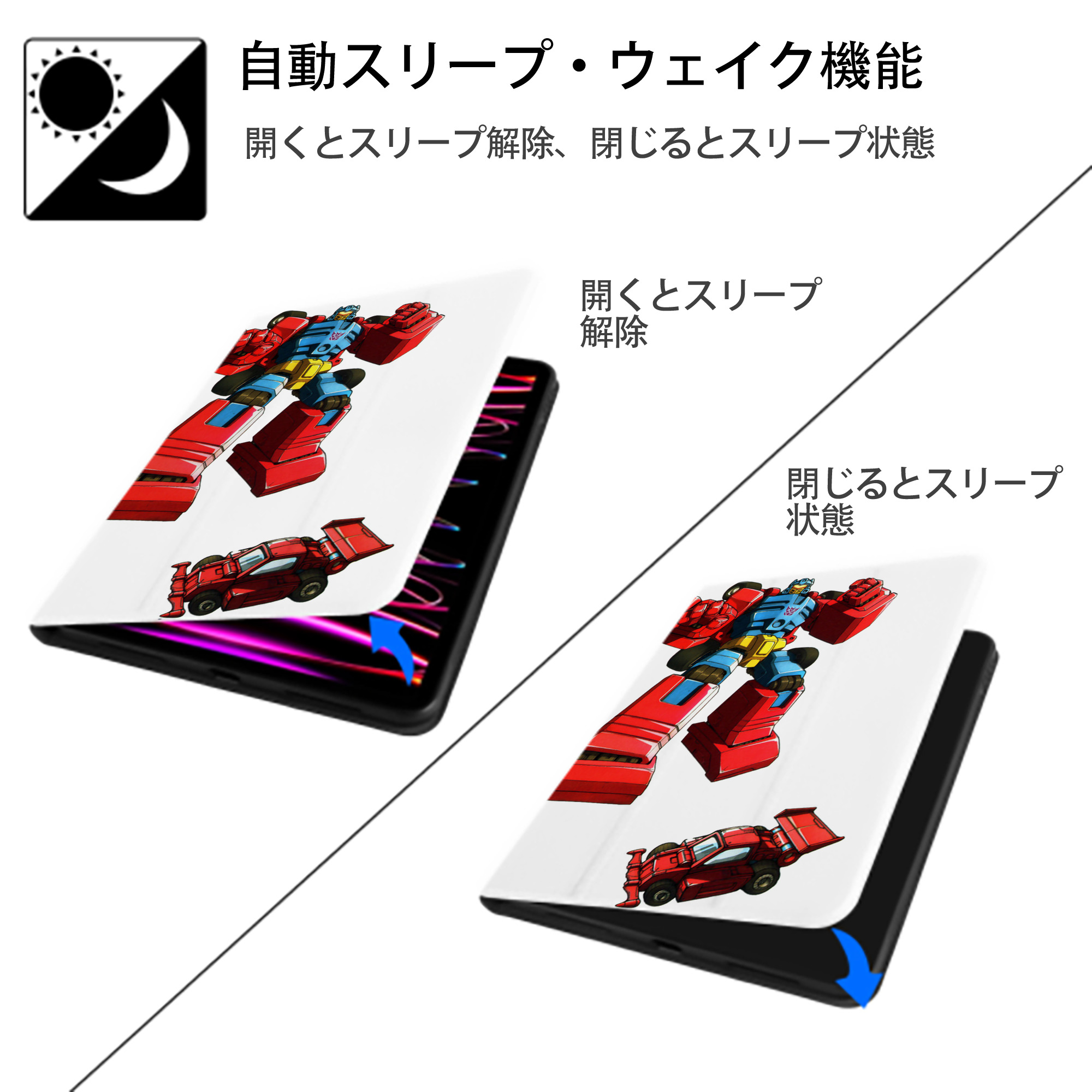  IPad ケース ペン収納付き 三つ折りスタンド PUレザー×シリコン 対応機種9.5/10.5/10.9インチ