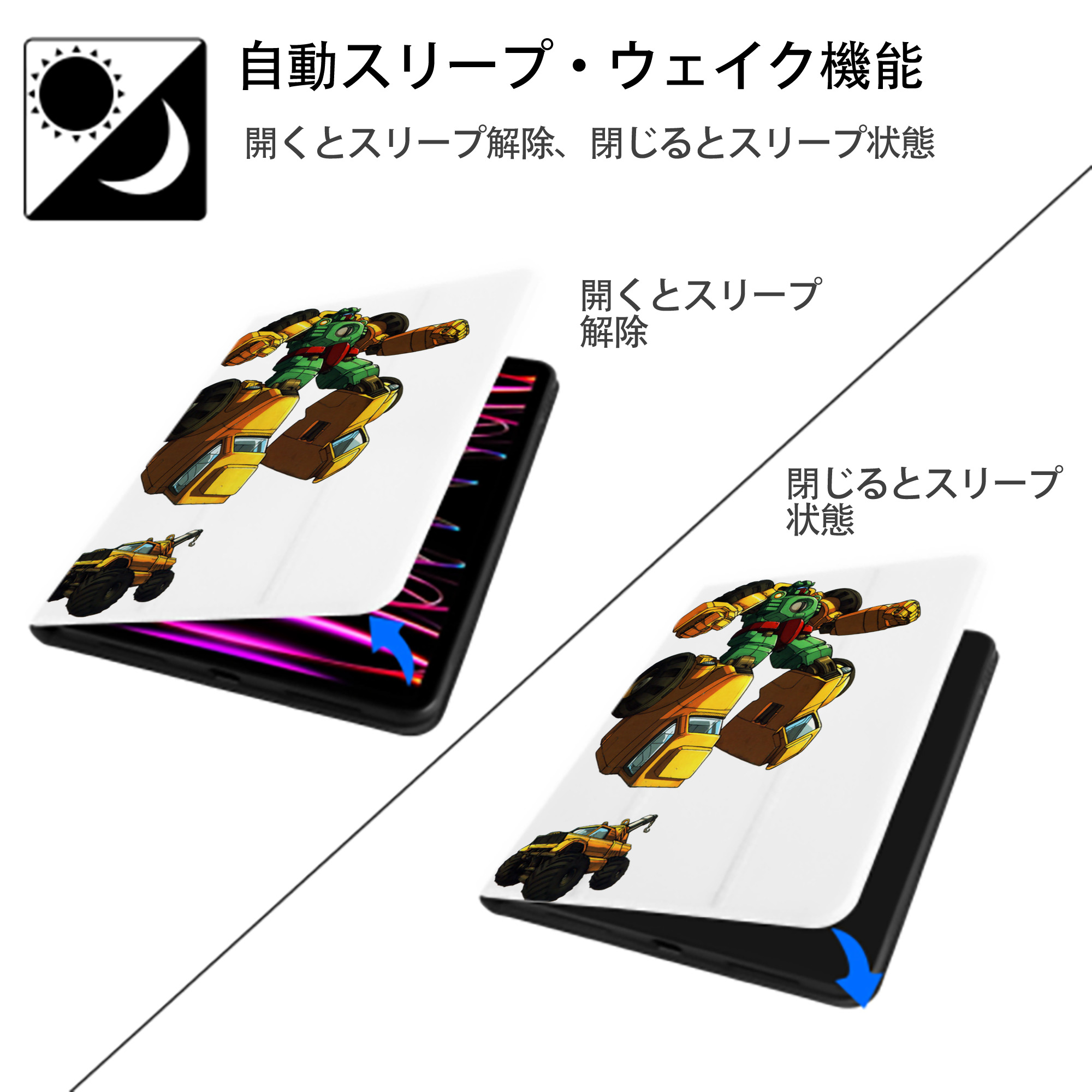  IPad ケース ペン収納付き 三つ折りスタンド PUレザー×シリコン 対応機種9.5/10.5/10.9インチ