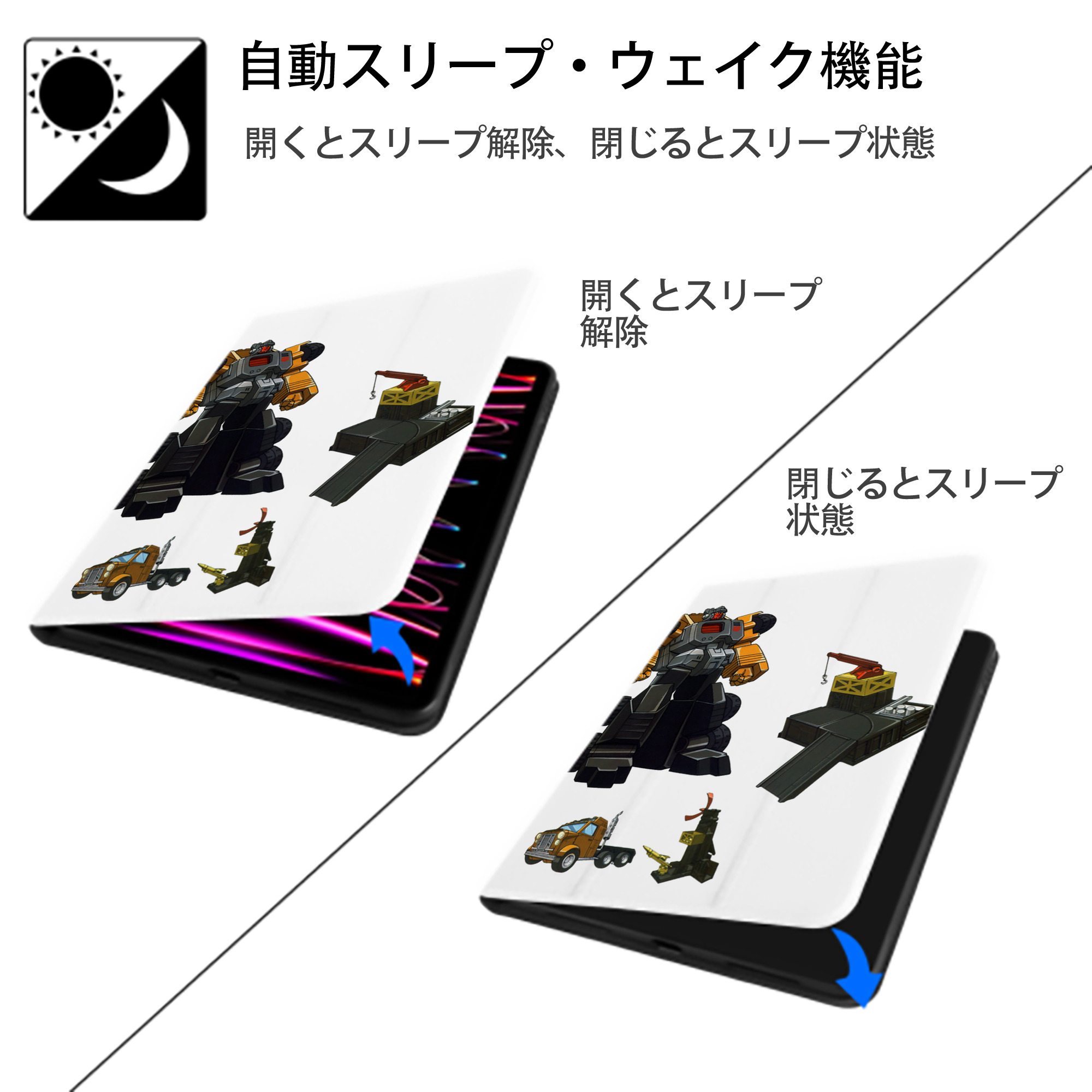 IPad ケース ペン収納付き 三つ折りスタンド PUレザー×シリコン 対応機種9.5/10.5/10.9インチ