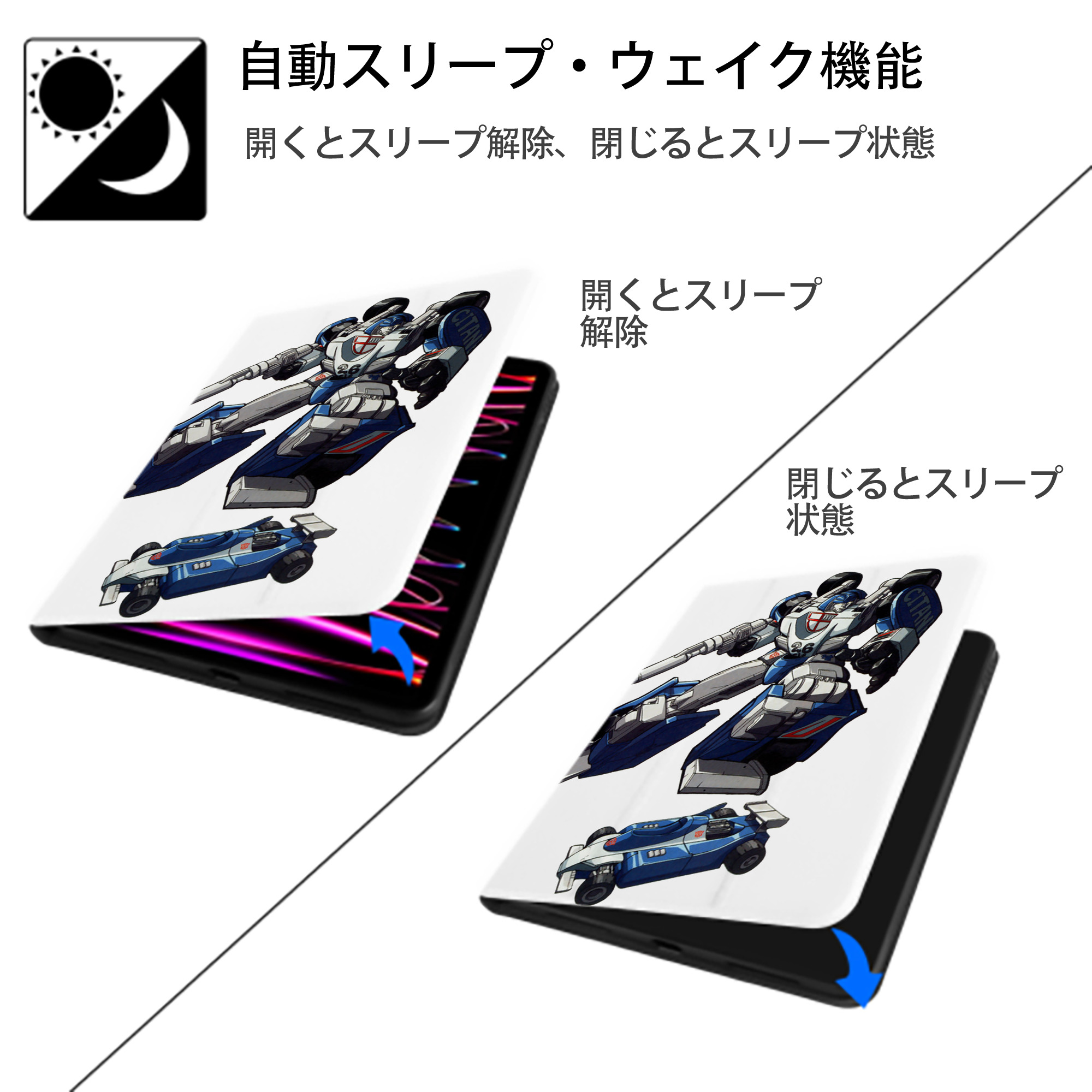  IPad ケース ペン収納付き 三つ折りスタンド PUレザー×シリコン 対応機種9.5/10.5/10.9インチ