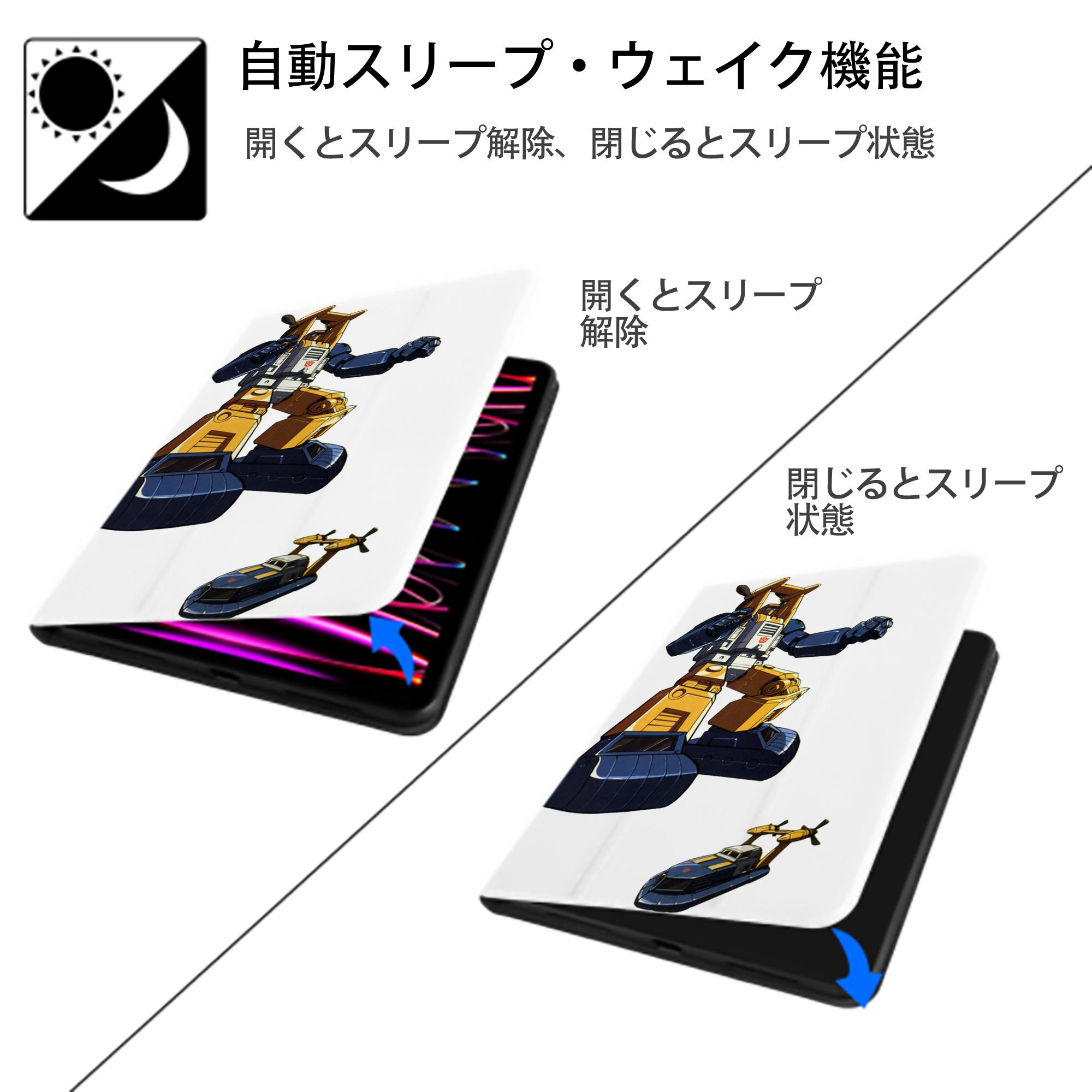  IPad ケース ペン収納付き 三つ折りスタンド PUレザー×シリコン 対応機種9.5/10.5/10.9インチ