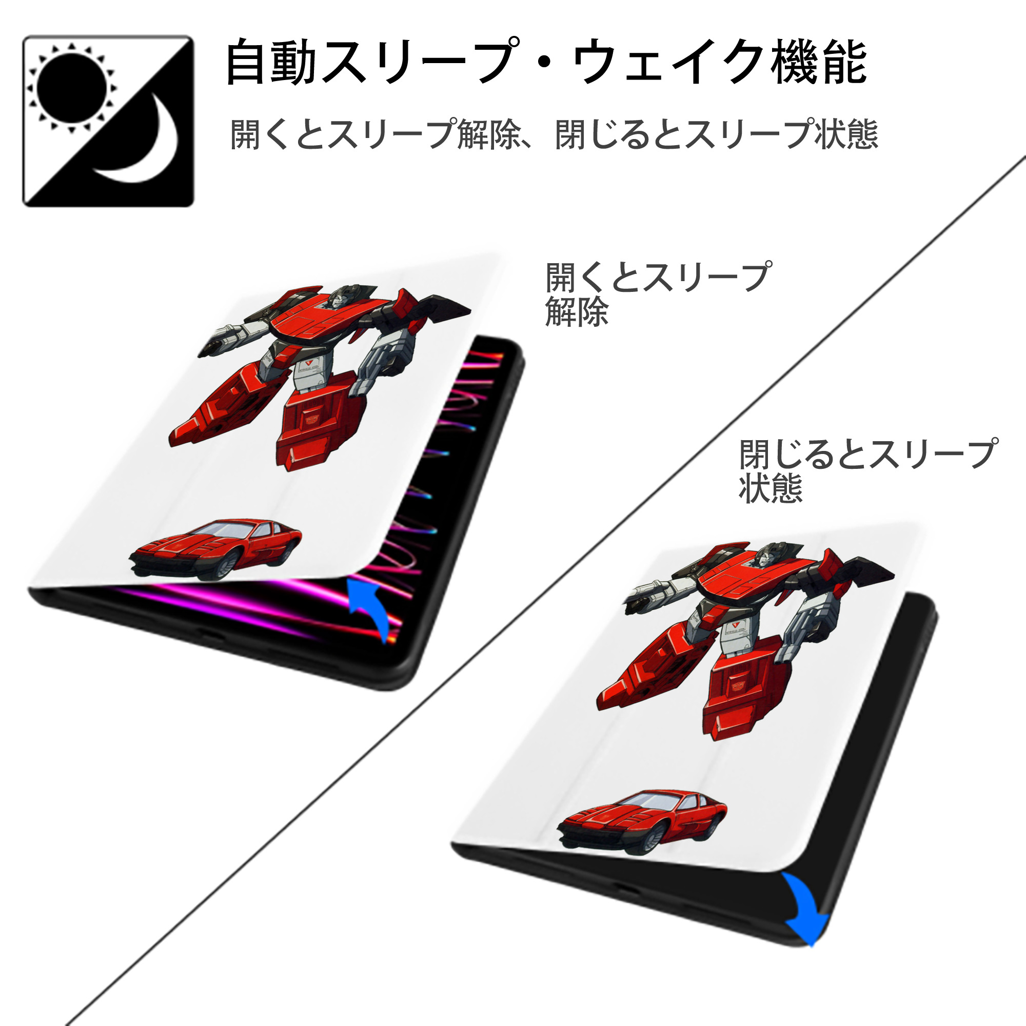  IPad ケース ペン収納付き 三つ折りスタンド PUレザー×シリコン 対応機種9.5/10.5/10.9インチ