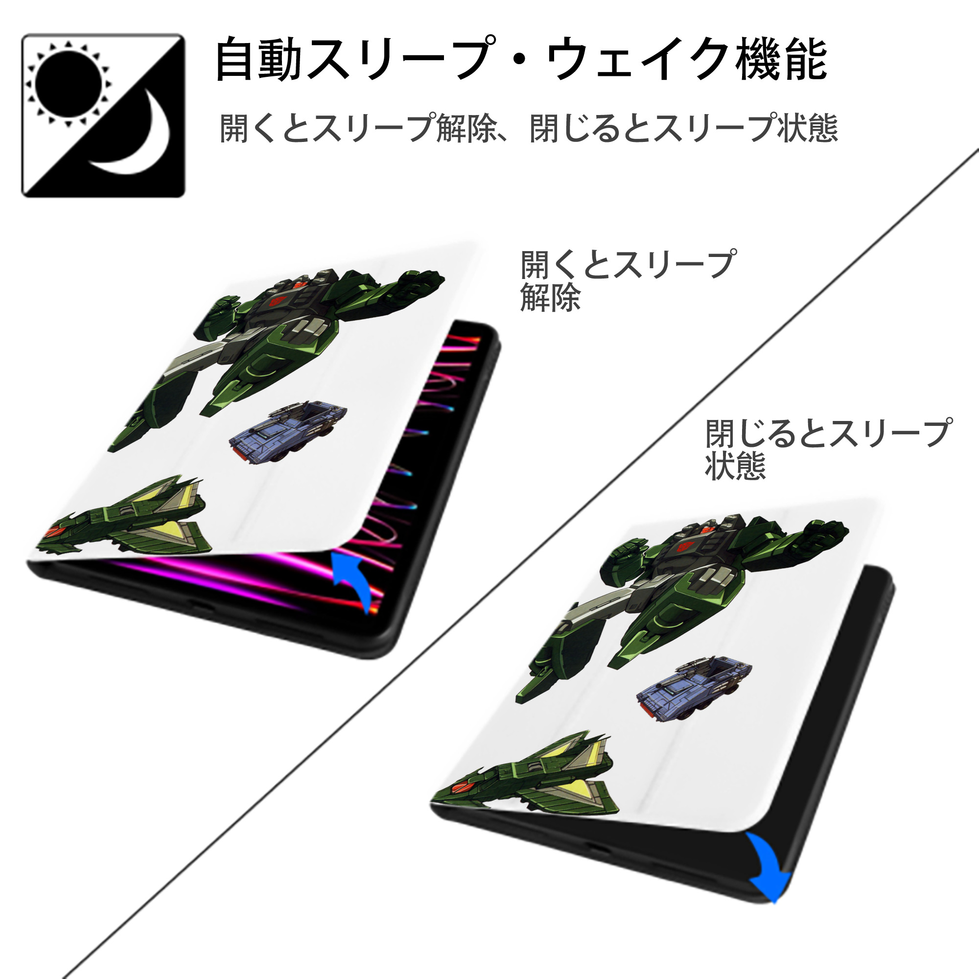 IPad ケース ペン収納付き 三つ折りスタンド PUレザー×シリコン 対応機種9.5/10.5/10.9インチ