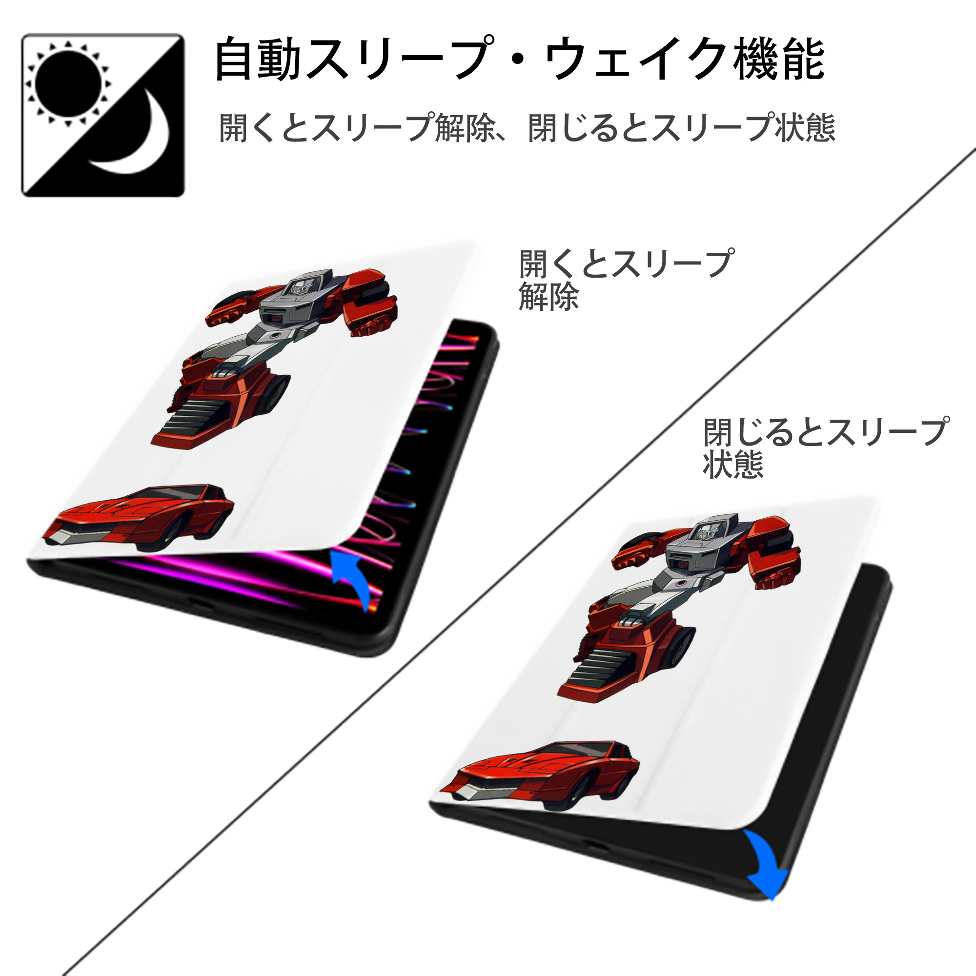  IPad ケース ペン収納付き 三つ折りスタンド PUレザー×シリコン 対応機種9.5/10.5/10.9インチ