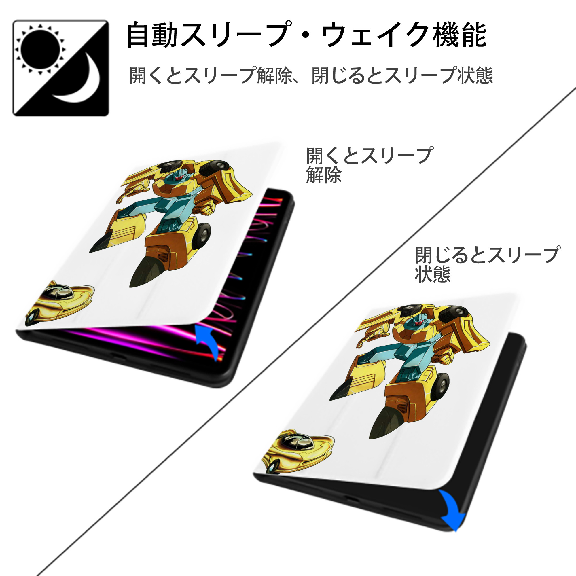  IPad ケース ペン収納付き 三つ折りスタンド PUレザー×シリコン 対応機種9.5/10.5/10.9インチ