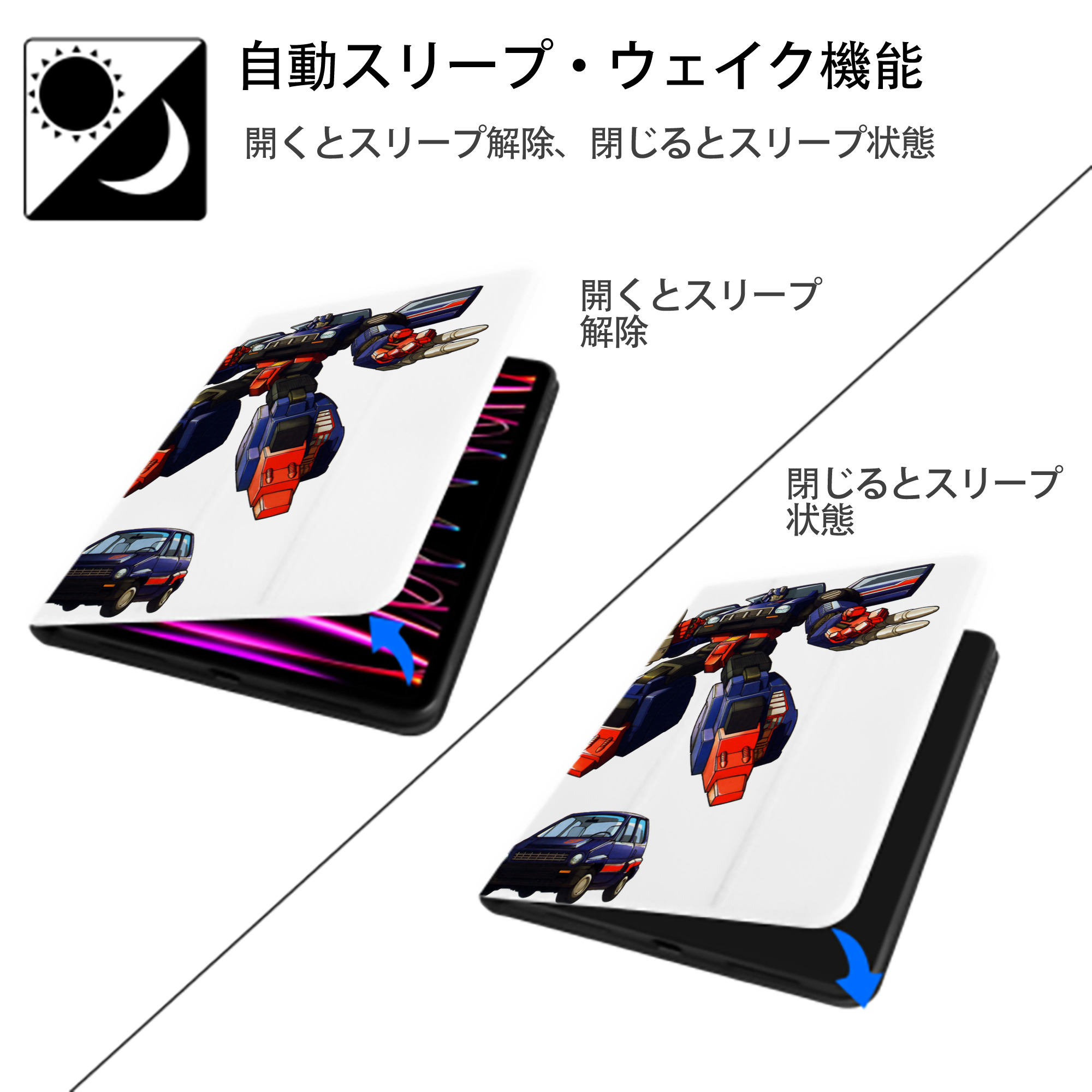  IPad ケース ペン収納付き 三つ折りスタンド PUレザー×シリコン 対応機種9.5/10.5/10.9インチ