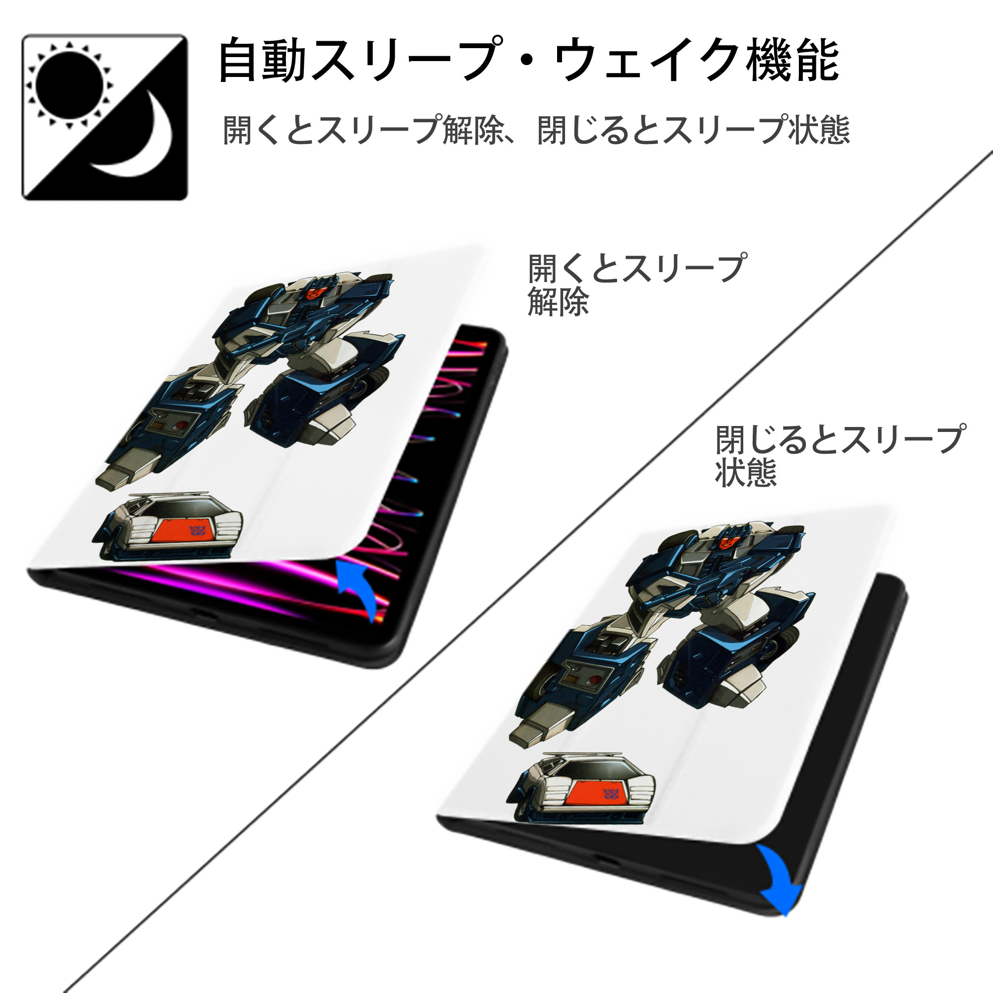  IPad ケース ペン収納付き 三つ折りスタンド PUレザー×シリコン 対応機種9.5/10.5/10.9インチ