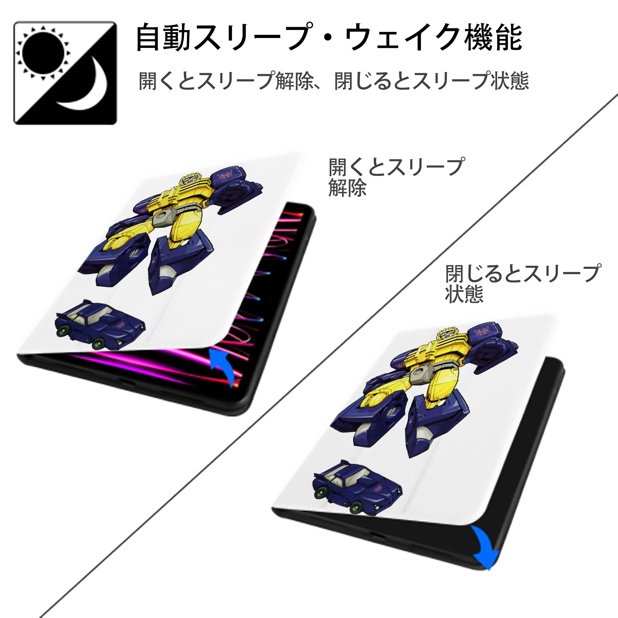  IPad ケース ペン収納付き 三つ折りスタンド PUレザー×シリコン 対応機種9.5/10.5/10.9インチ