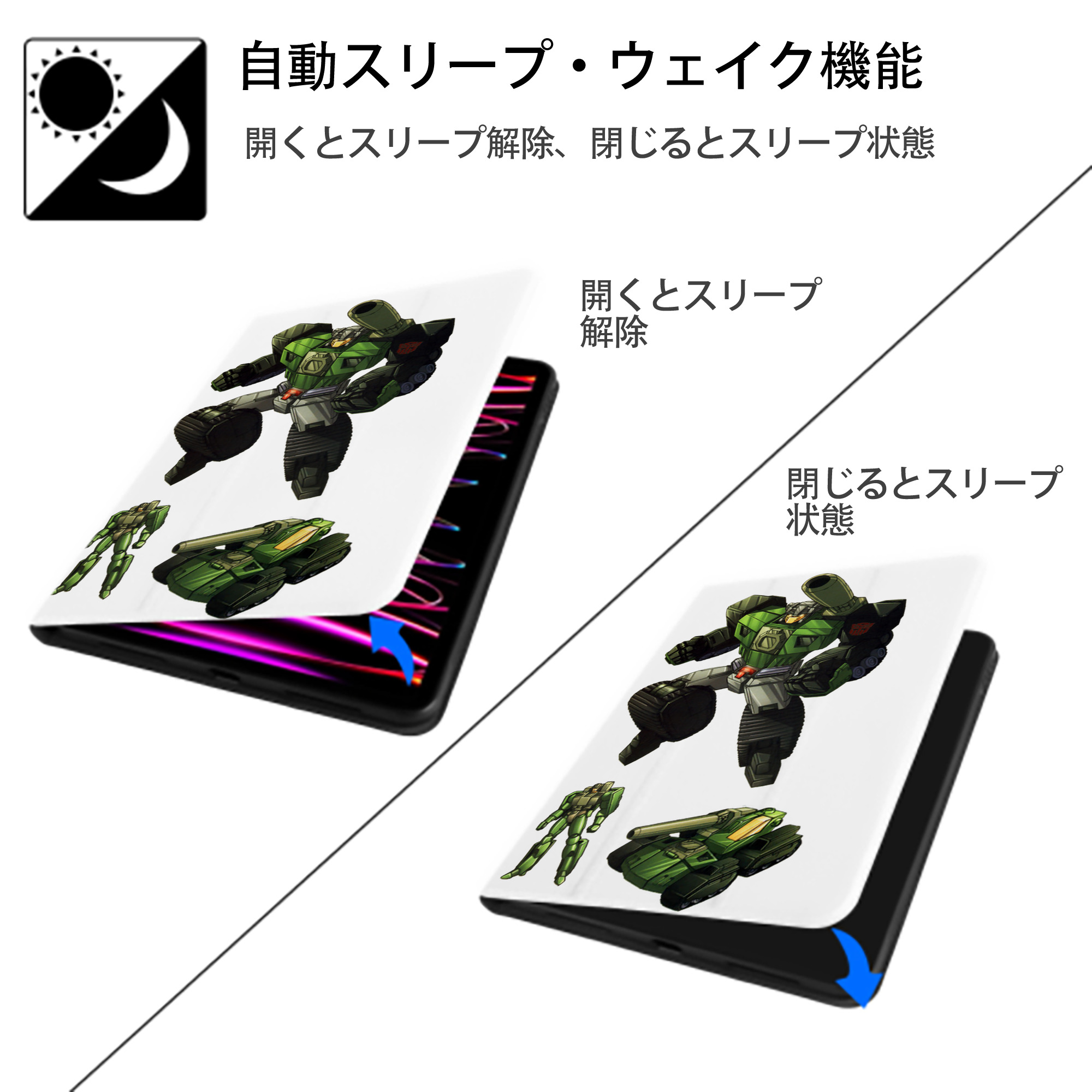  IPad ケース ペン収納付き 三つ折りスタンド PUレザー×シリコン 対応機種9.5/10.5/10.9インチ
