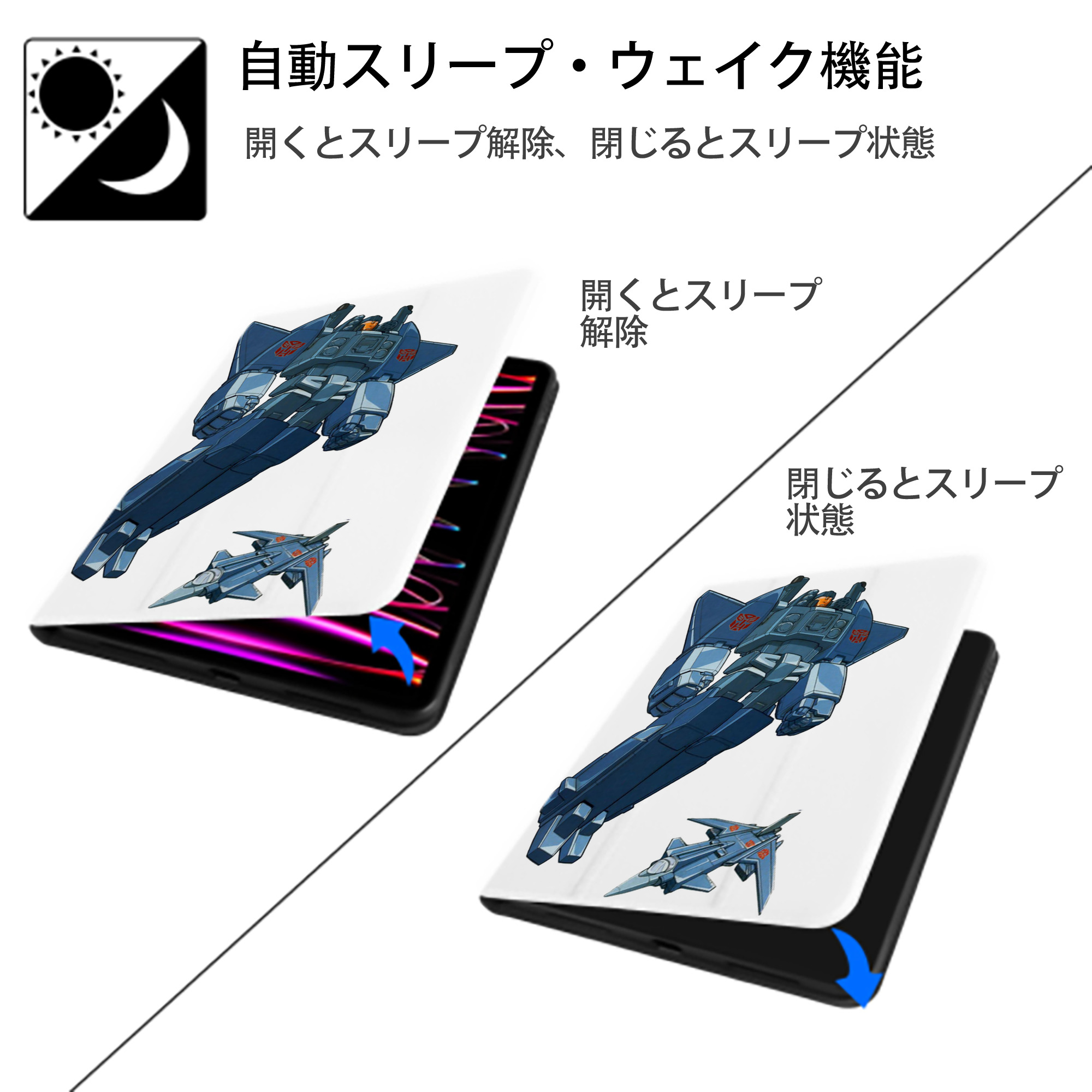  IPad ケース ペン収納付き 三つ折りスタンド PUレザー×シリコン 対応機種9.5/10.5/10.9インチ