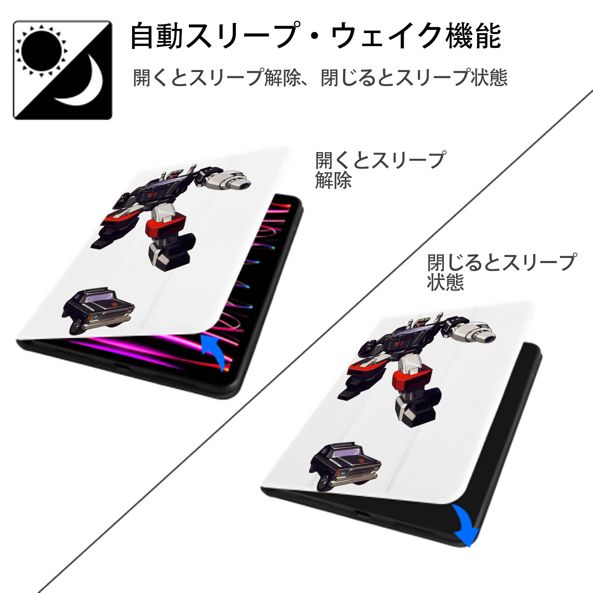  IPad ケース ペン収納付き 三つ折りスタンド PUレザー×シリコン 対応機種9.5/10.5/10.9インチ
