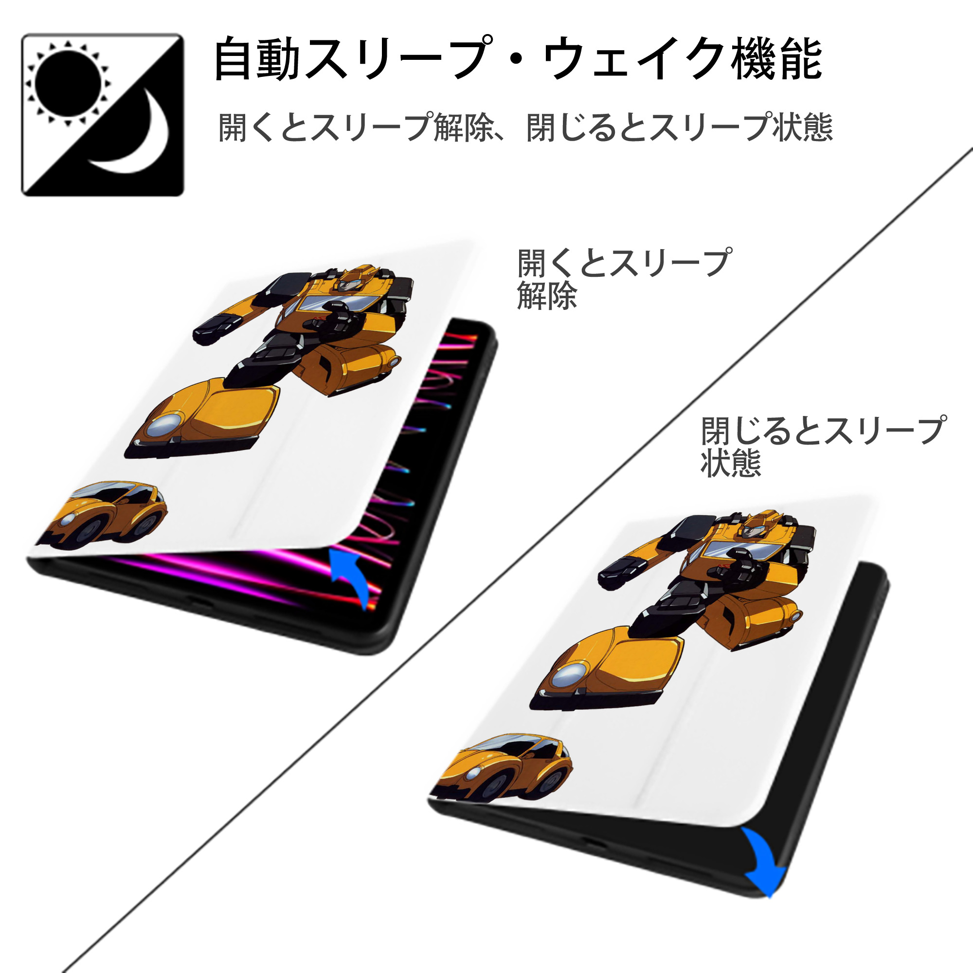  IPad ケース ペン収納付き 三つ折りスタンド PUレザー×シリコン 対応機種9.5/10.5/10.9インチ