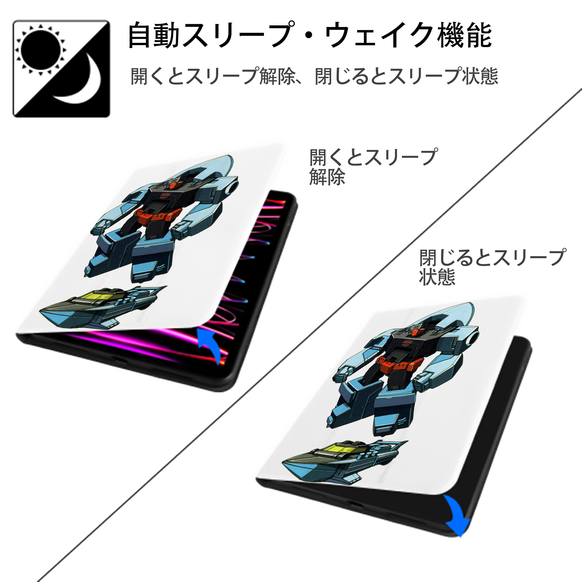  IPad ケース ペン収納付き 三つ折りスタンド PUレザー×シリコン 対応機種9.5/10.5/10.9インチ