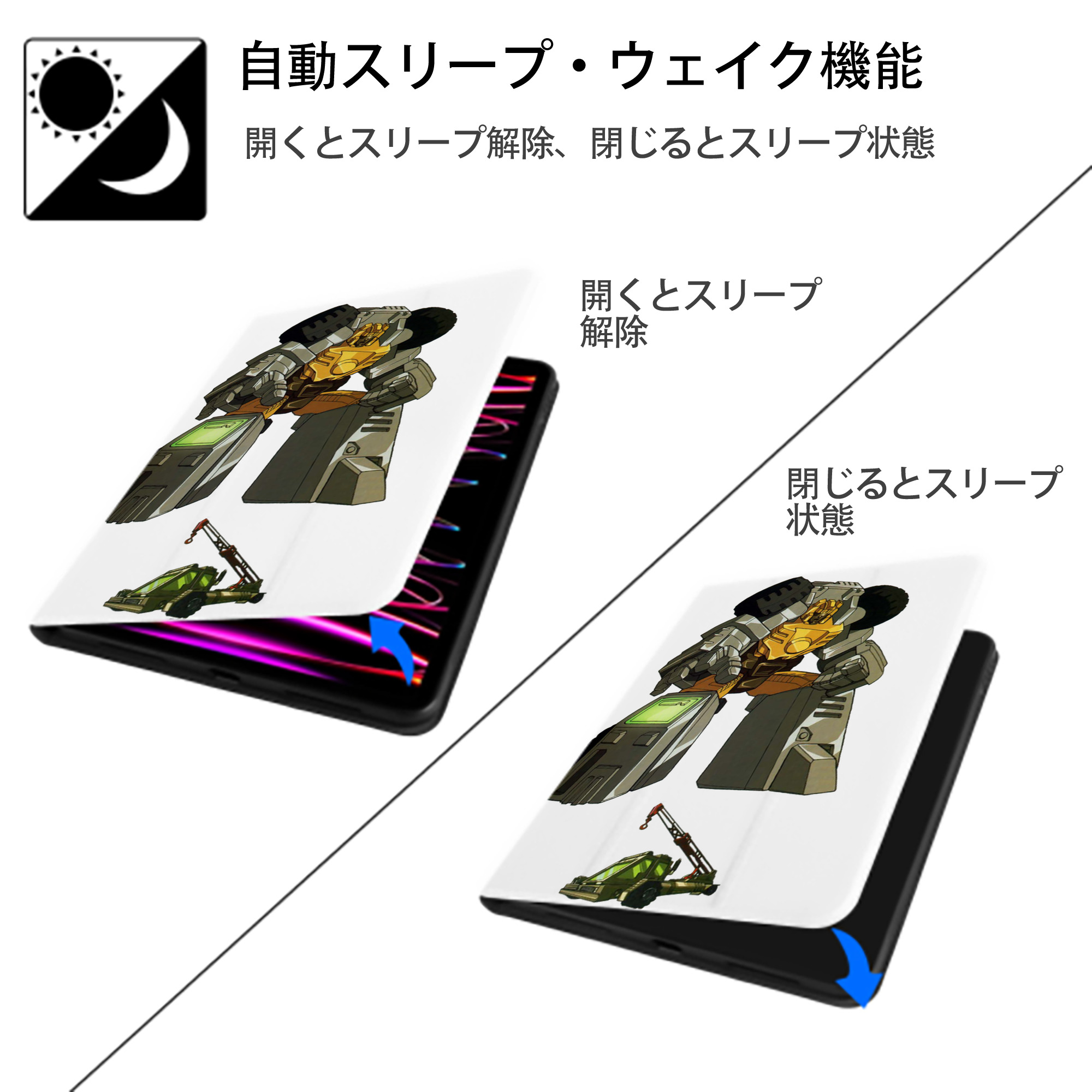  IPad ケース ペン収納付き 三つ折りスタンド PUレザー×シリコン 対応機種9.5/10.5/10.9インチ