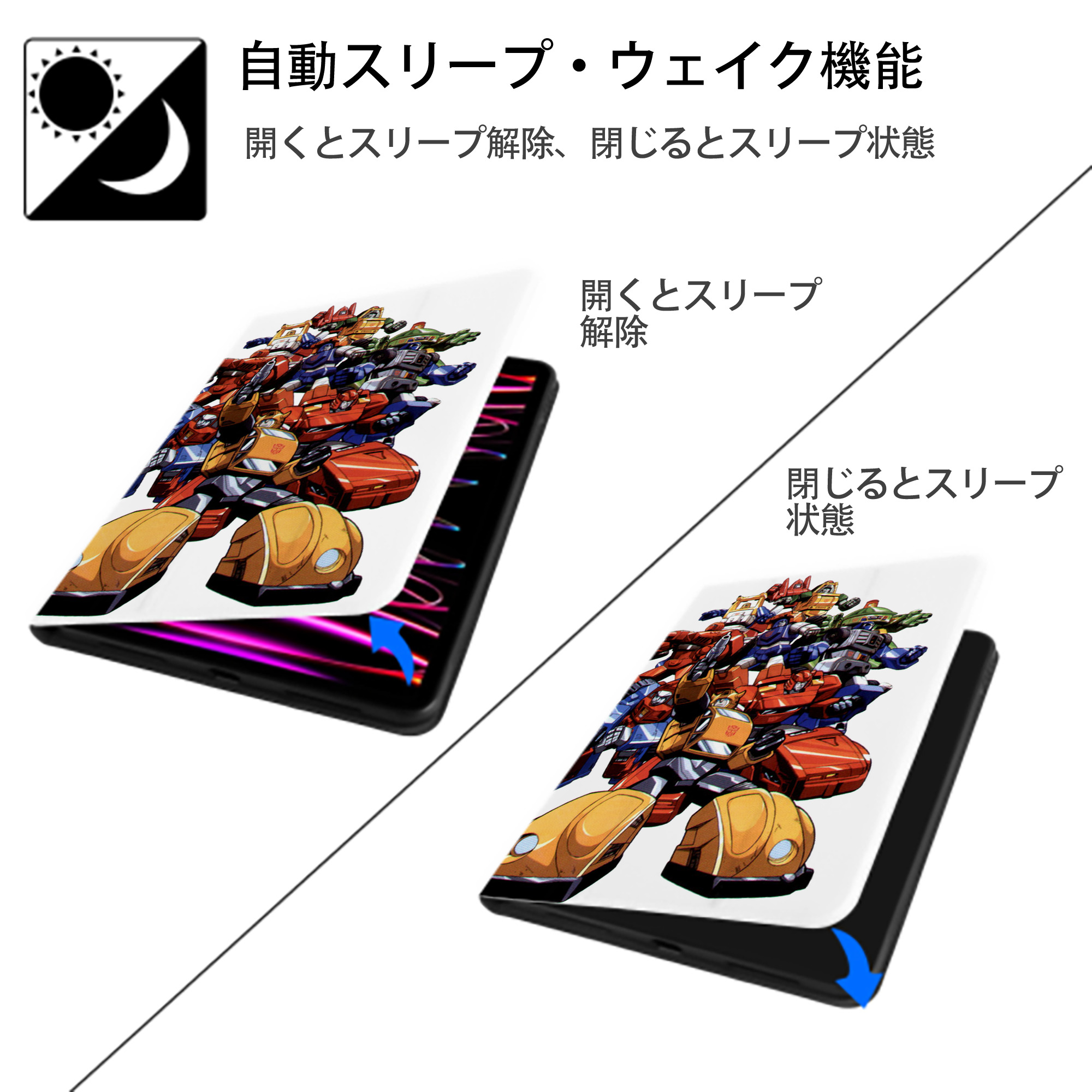  IPad ケース ペン収納付き 三つ折りスタンド PUレザー×シリコン 対応機種9.5/10.5/10.9インチ