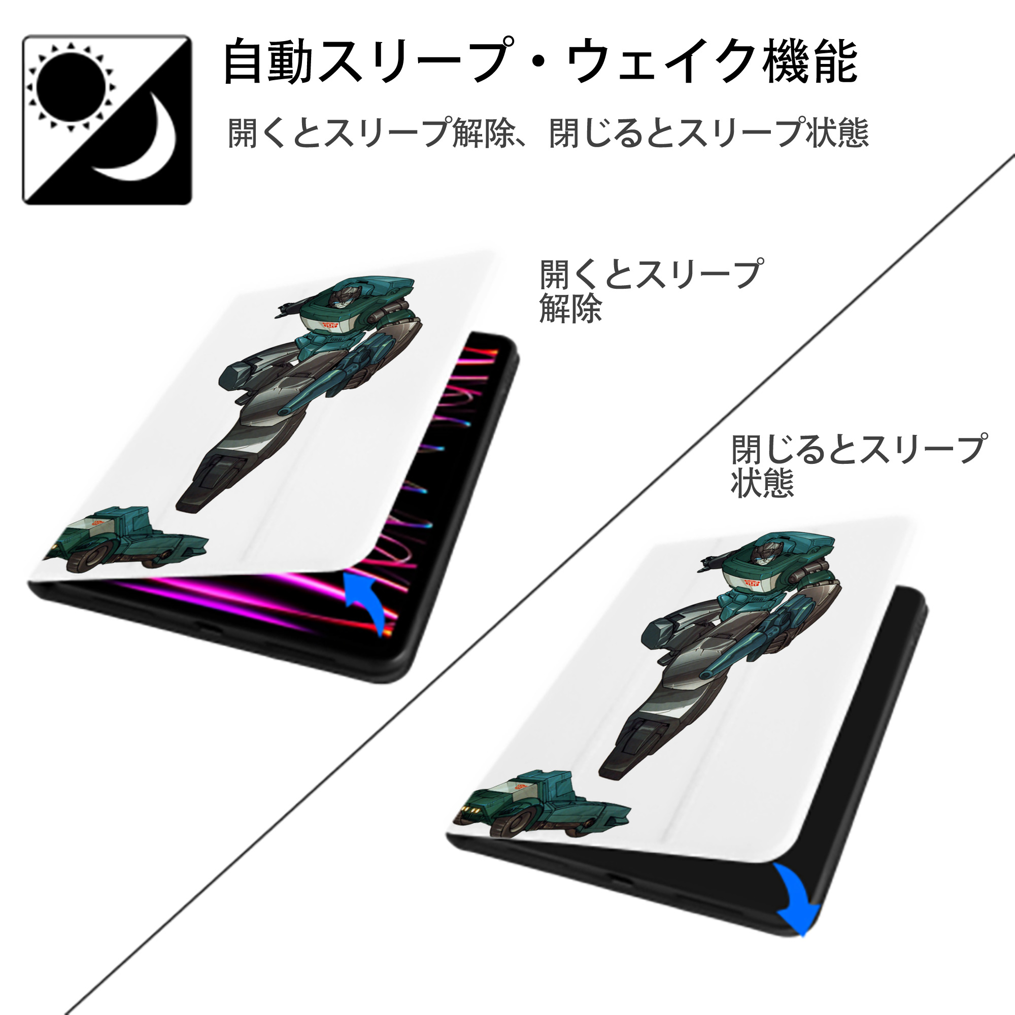  IPad ケース ペン収納付き 三つ折りスタンド PUレザー×シリコン 対応機種9.5/10.5/10.9インチ