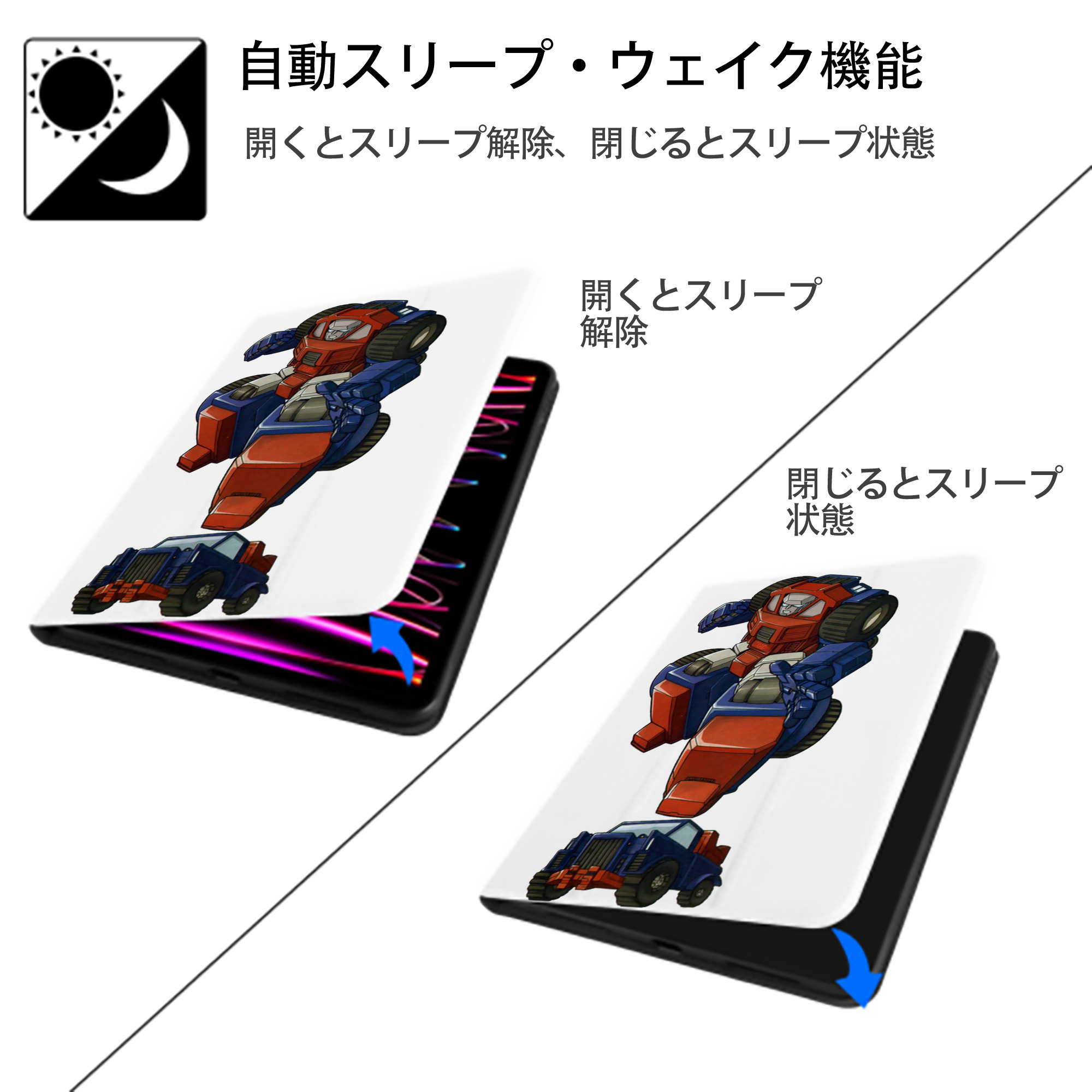  IPad ケース ペン収納付き 三つ折りスタンド PUレザー×シリコン 対応機種9.5/10.5/10.9インチ