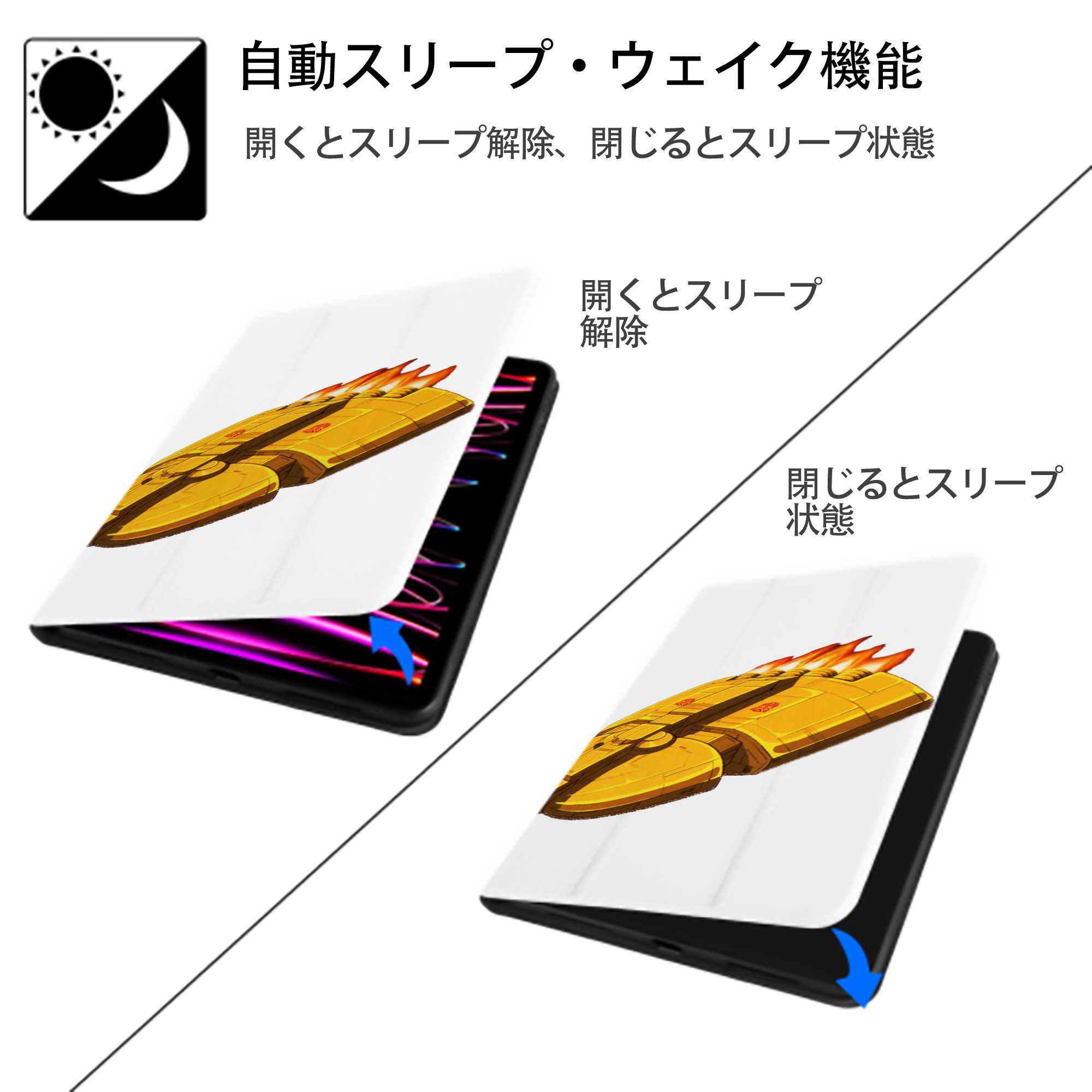  IPad ケース ペン収納付き 三つ折りスタンド PUレザー×シリコン 対応機種9.5/10.5/10.9インチ