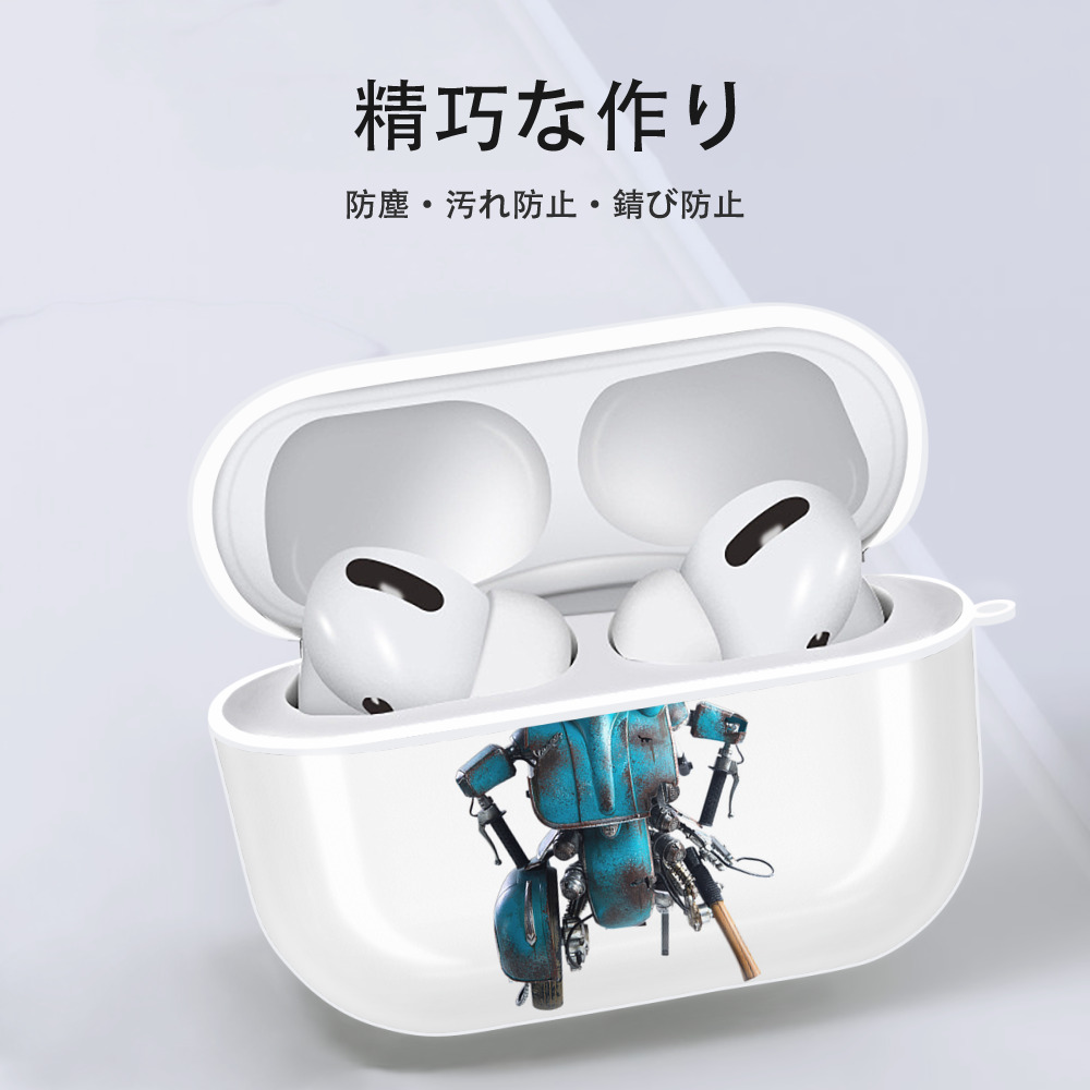  【AirPods Pro用】ハードシェル保護ケース 耐衝撃・防指紋・カラビナ付き商品仕様