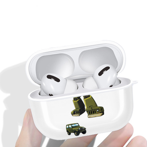  【AirPods Pro用】ハードシェル保護ケース 耐衝撃・防指紋・カラビナ付き商品仕様