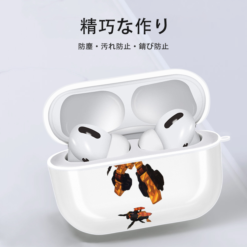 【AirPods Pro用】ハードシェル保護ケース 耐衝撃・防指紋・カラビナ付き商品仕様