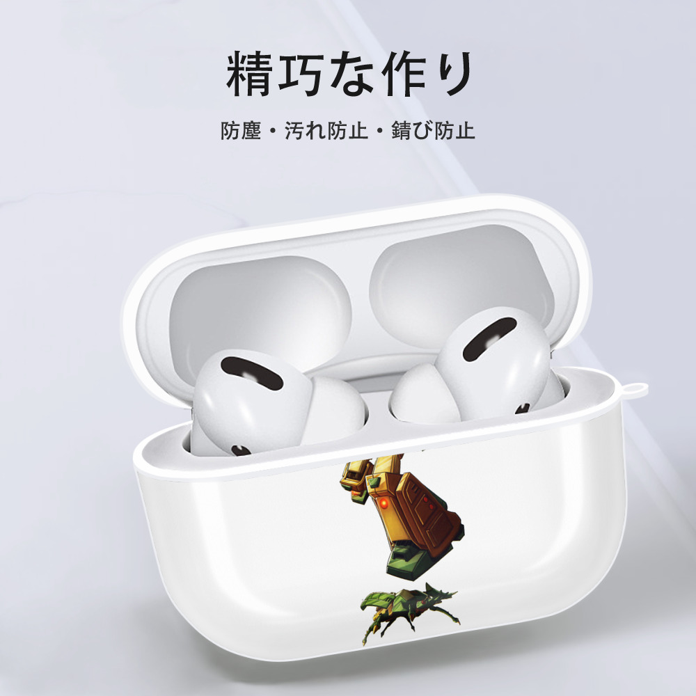  【AirPods Pro用】ハードシェル保護ケース 耐衝撃・防指紋・カラビナ付き商品仕様