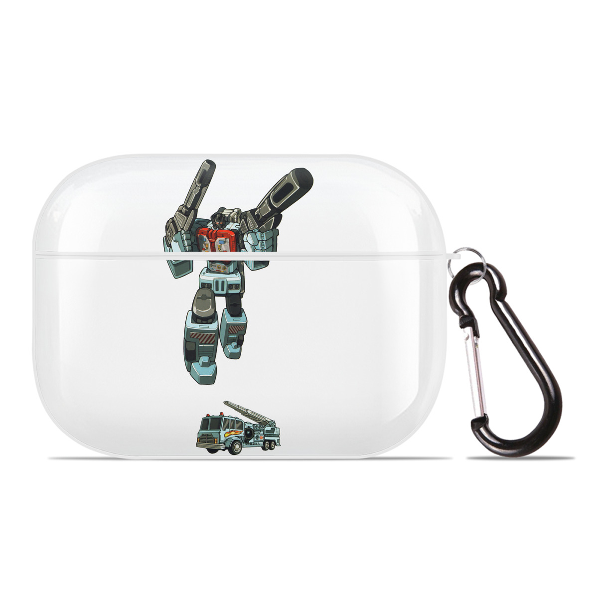 （画像用）  【AirPods Pro用】ハードシェル保護ケース 耐衝撃・防指紋・カラビナ付き商品仕様