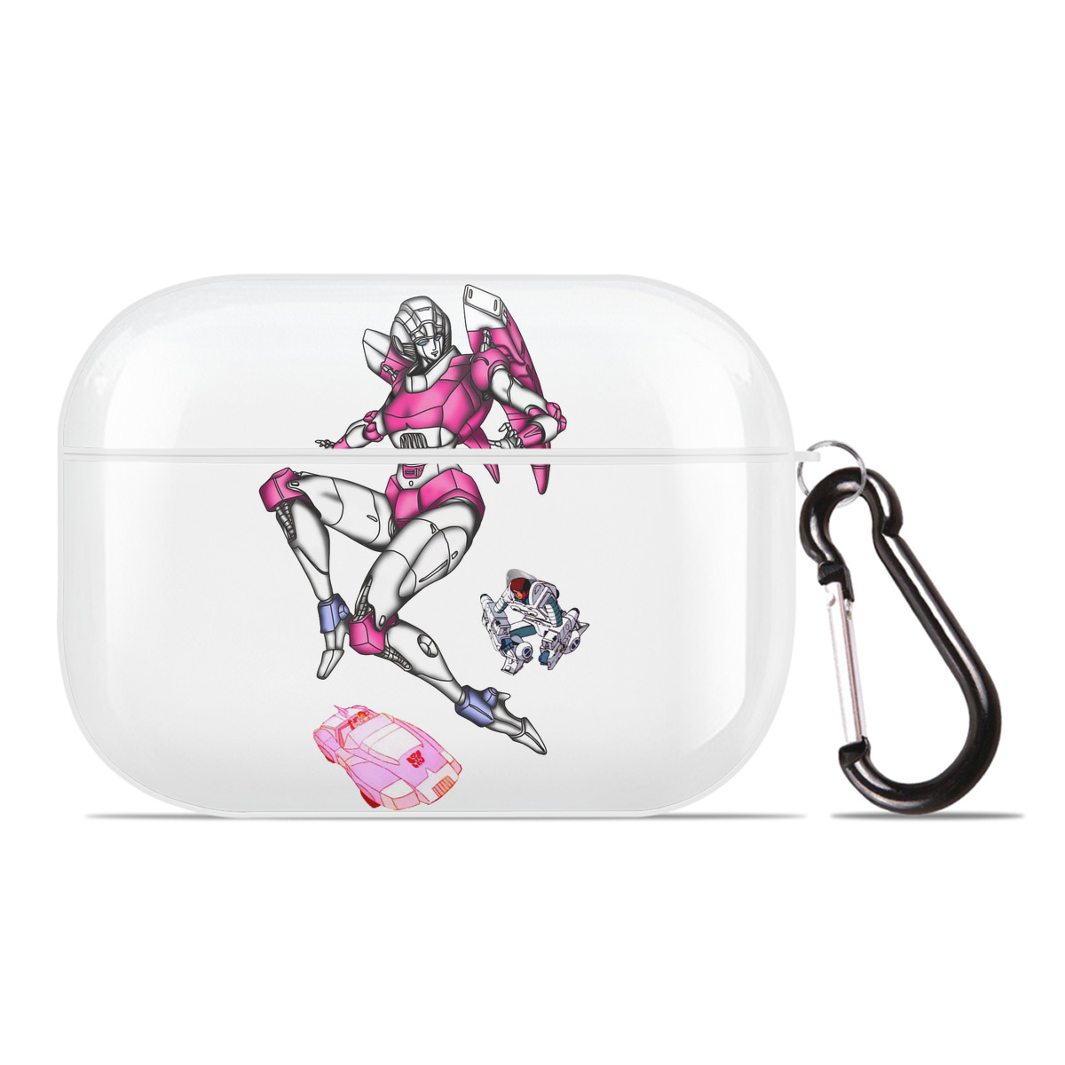 （画像用）  【AirPods Pro用】ハードシェル保護ケース 耐衝撃・防指紋・カラビナ付き商品仕様
