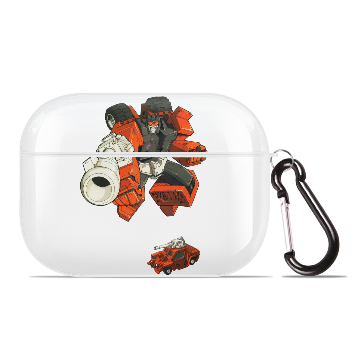 （画像用）  【AirPods Pro用】ハードシェル保護ケース 耐衝撃・防指紋・カラビナ付き商品仕様