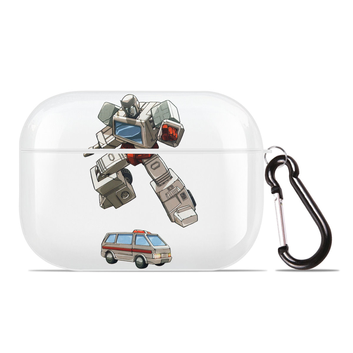 （画像用）  【AirPods Pro用】ハードシェル保護ケース 耐衝撃・防指紋・カラビナ付き商品仕様