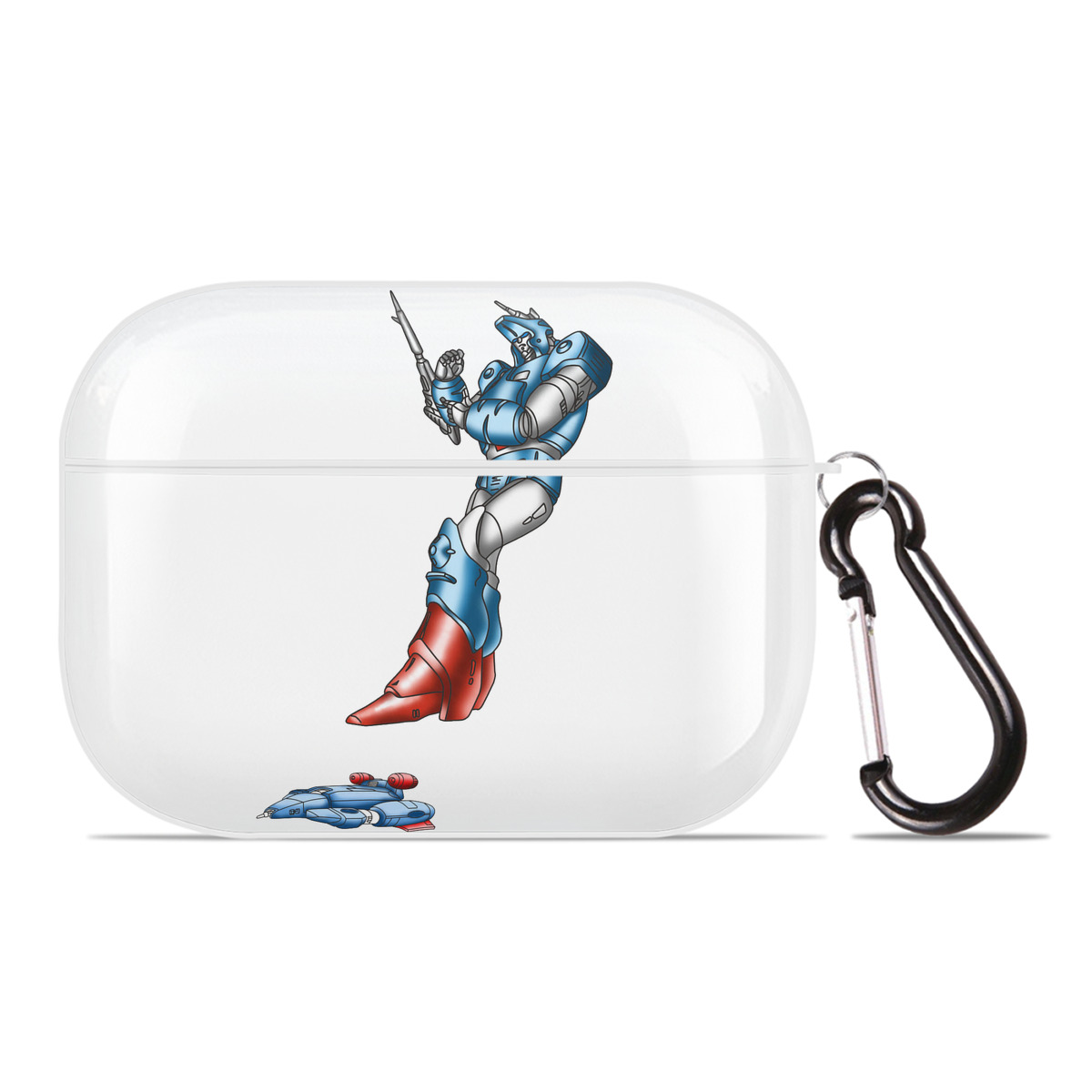 （画像用）  【AirPods Pro用】ハードシェル保護ケース 耐衝撃・防指紋・カラビナ付き商品仕様