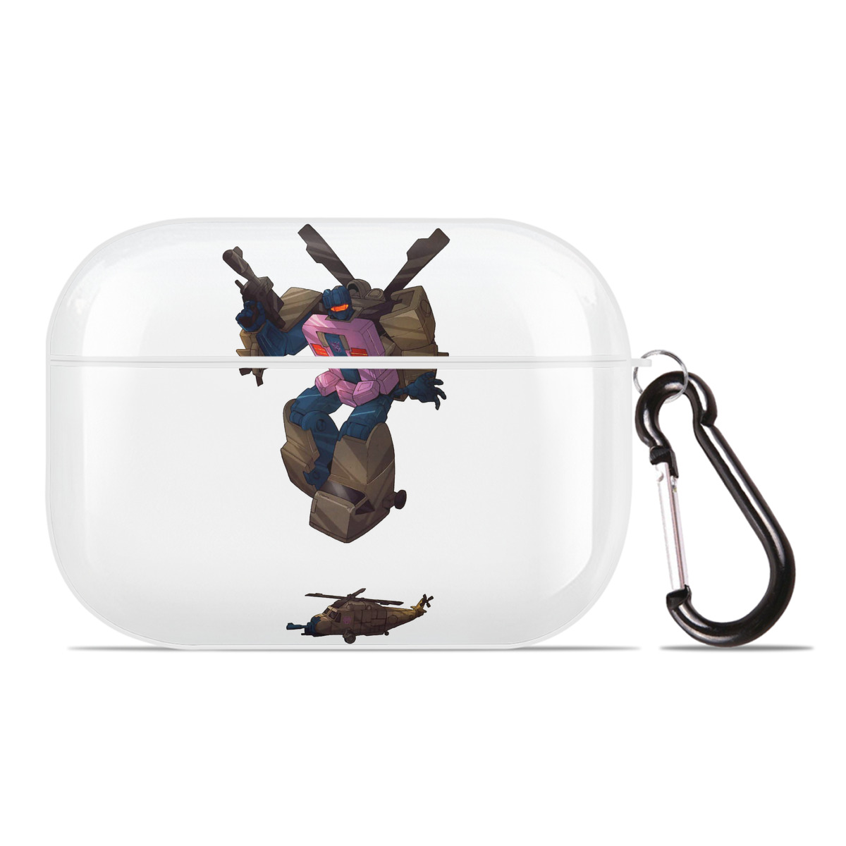 （画像用）  【AirPods Pro用】ハードシェル保護ケース 耐衝撃・防指紋・カラビナ付き商品仕様