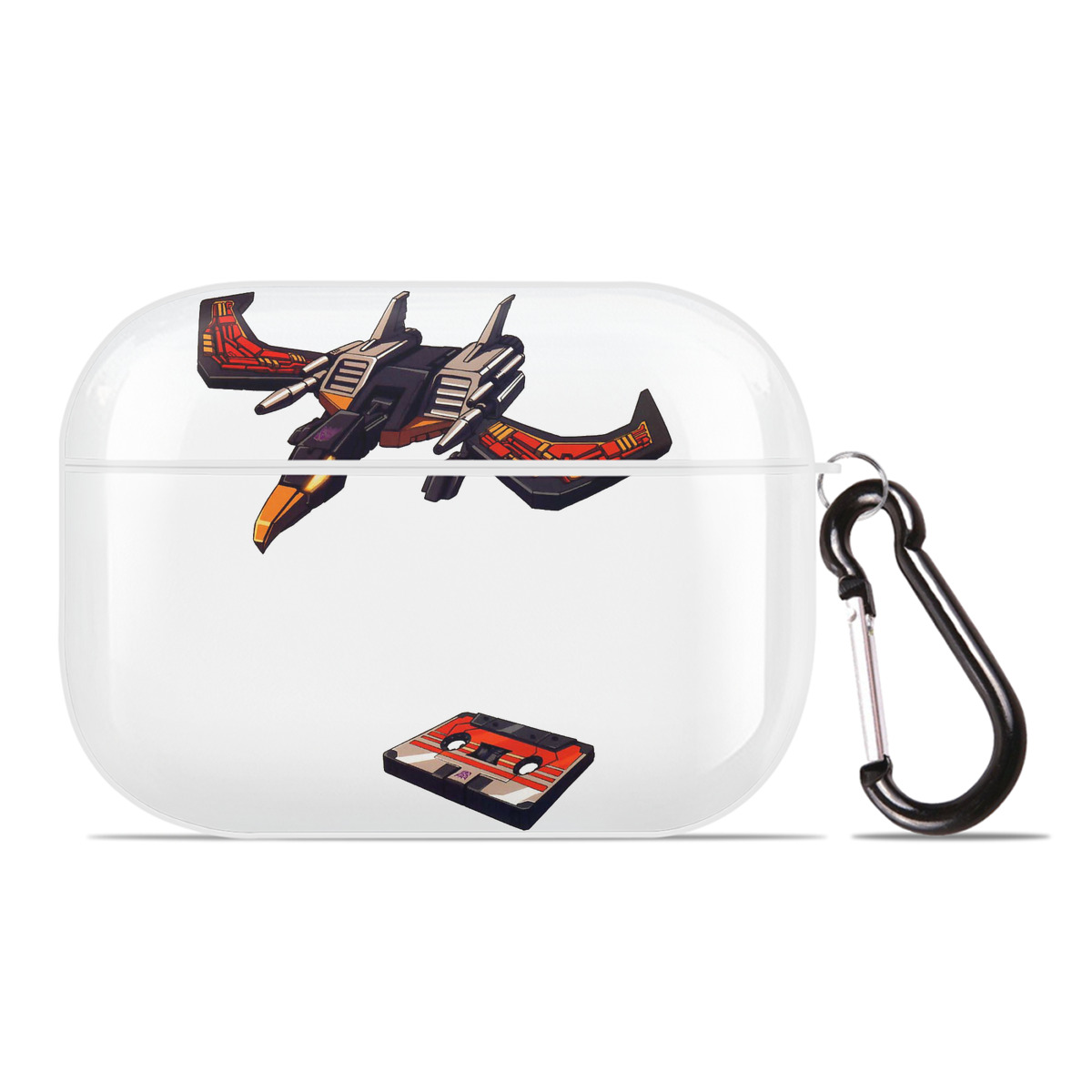 （画像用）  【AirPods Pro用】ハードシェル保護ケース 耐衝撃・防指紋・カラビナ付き商品仕様