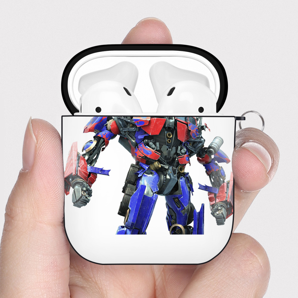 （画像用）  AirPods 第2世代保護ケース ハードシェル ブラック 耐衝撃・防指紋・カラビナ付き