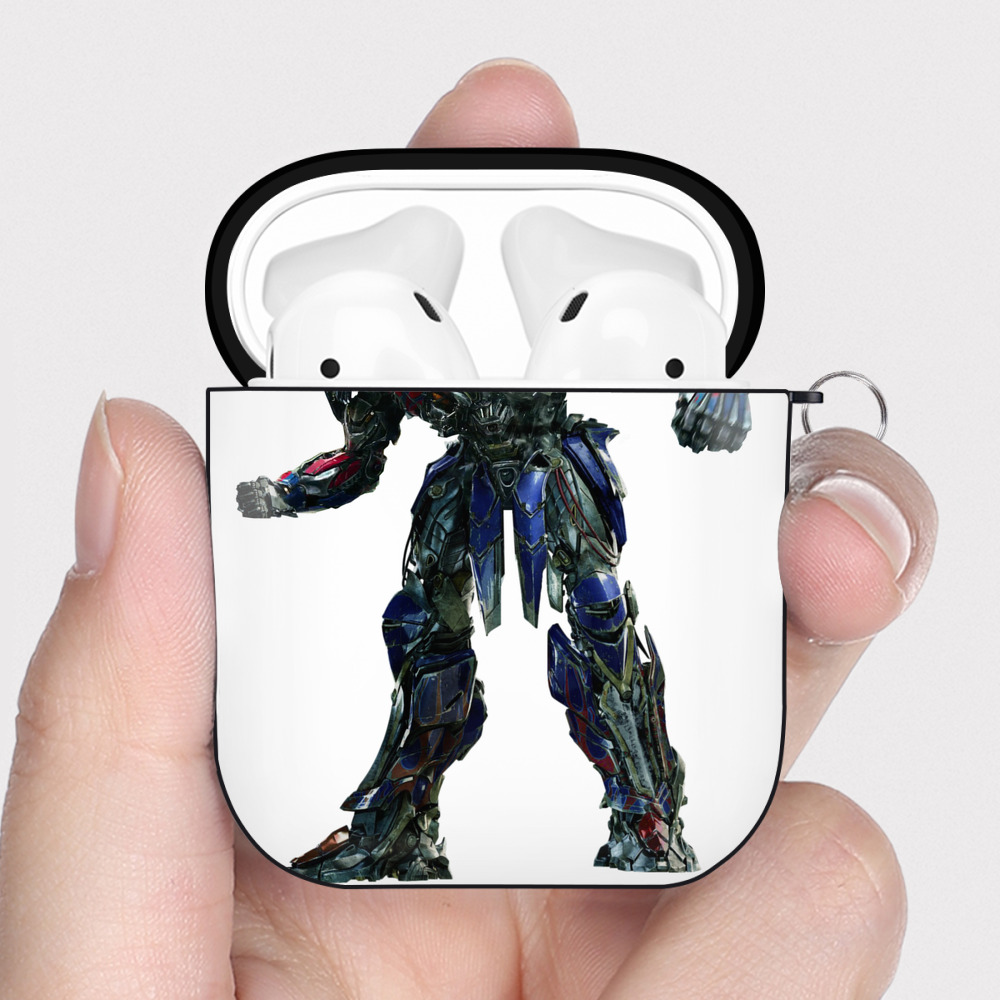 （画像用）  AirPods 第2世代保護ケース ハードシェル ブラック 耐衝撃・防指紋・カラビナ付き