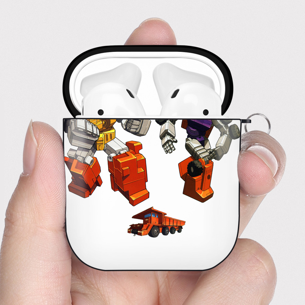 （画像用）  AirPods 第2世代保護ケース ハードシェル ブラック 耐衝撃・防指紋・カラビナ付き