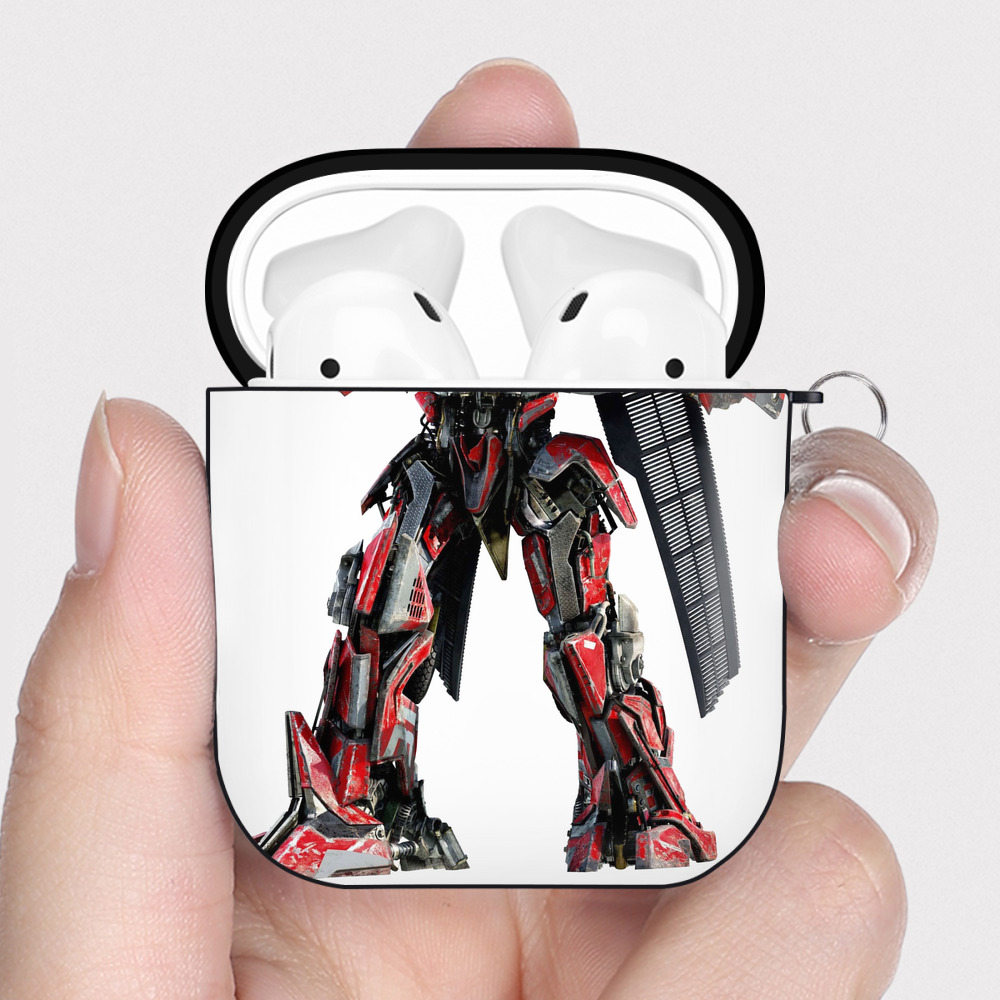 （画像用）  AirPods 第2世代保護ケース ハードシェル ブラック 耐衝撃・防指紋・カラビナ付き