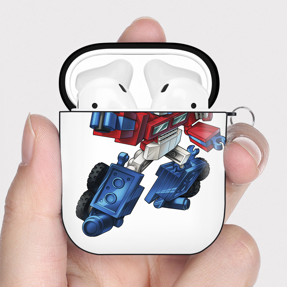 （画像用）  AirPods 第2世代保護ケース ハードシェル ブラック 耐衝撃・防指紋・カラビナ付き
