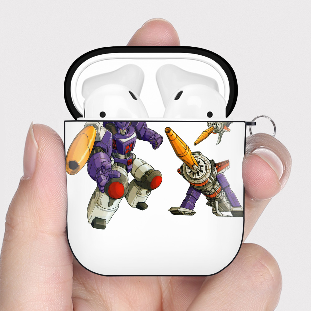 （画像用）  AirPods 第2世代保護ケース ハードシェル ブラック 耐衝撃・防指紋・カラビナ付き