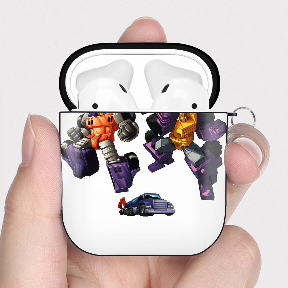 （画像用）  AirPods 第2世代保護ケース ハードシェル ブラック 耐衝撃・防指紋・カラビナ付き