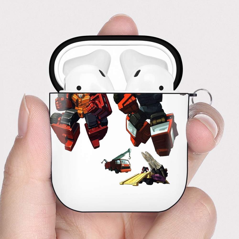 （画像用）  AirPods 第2世代保護ケース ハードシェル ブラック 耐衝撃・防指紋・カラビナ付き