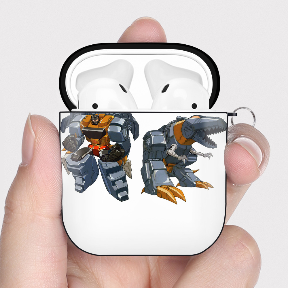 （画像用）  AirPods 第2世代保護ケース ハードシェル ブラック 耐衝撃・防指紋・カラビナ付き