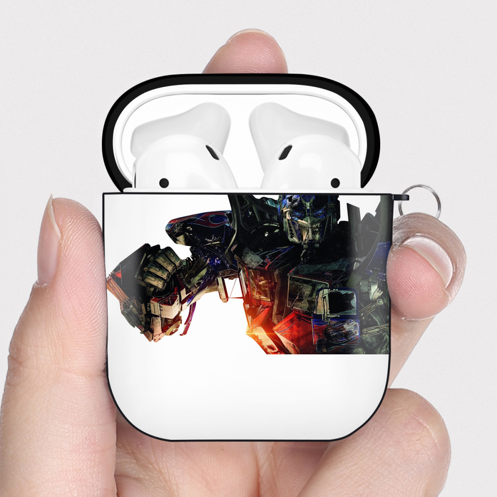 （画像用）  AirPods 第2世代保護ケース ハードシェル ブラック 耐衝撃・防指紋・カラビナ付き