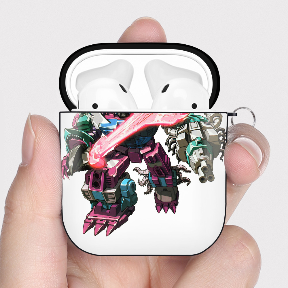 （画像用）  AirPods 第2世代保護ケース ハードシェル ブラック 耐衝撃・防指紋・カラビナ付き