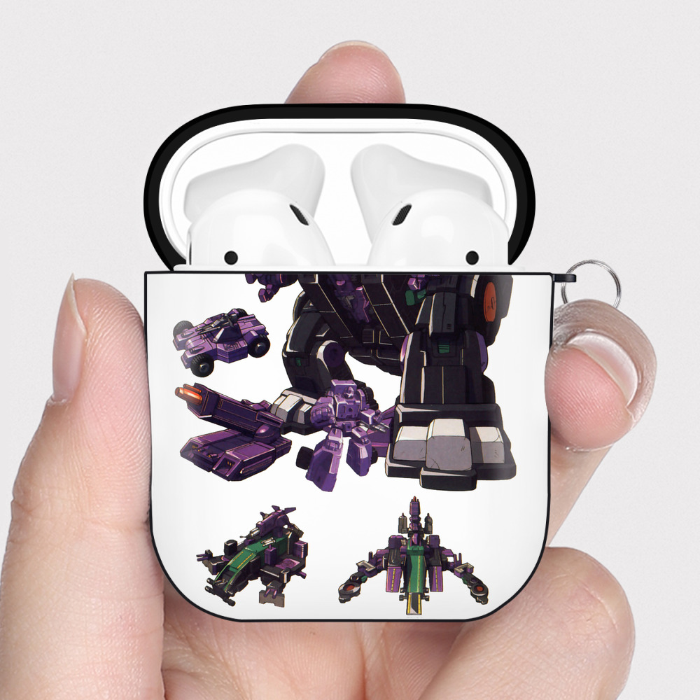 （画像用）  AirPods 第2世代保護ケース ハードシェル ブラック 耐衝撃・防指紋・カラビナ付き